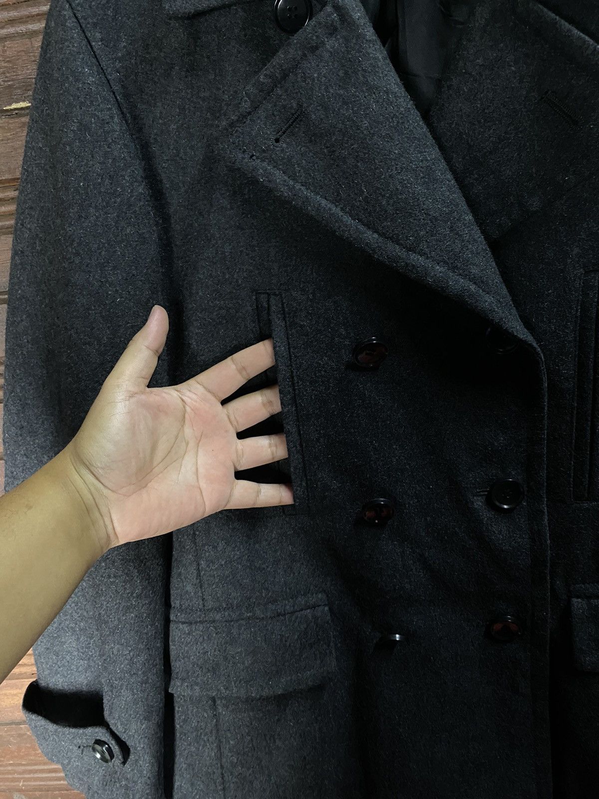 Comme Ca Ism × Japanese Brand Vintage Comme Ca Ism Co Ltd Double Breast Wool Jacket Size US M / EU 48-50 / 2 - 7 Thumbnail