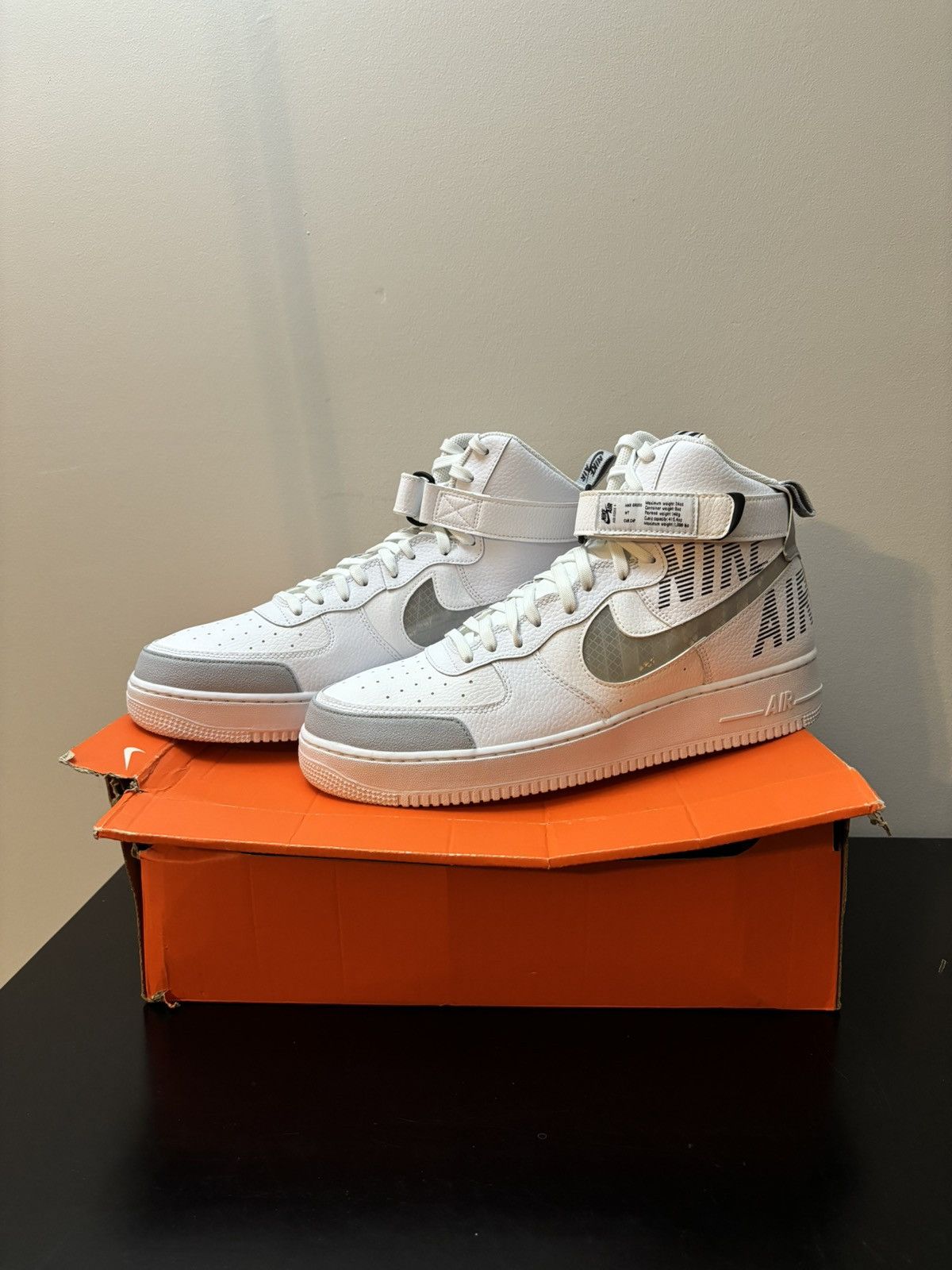 Nike Air Force 1 High Under Construction White