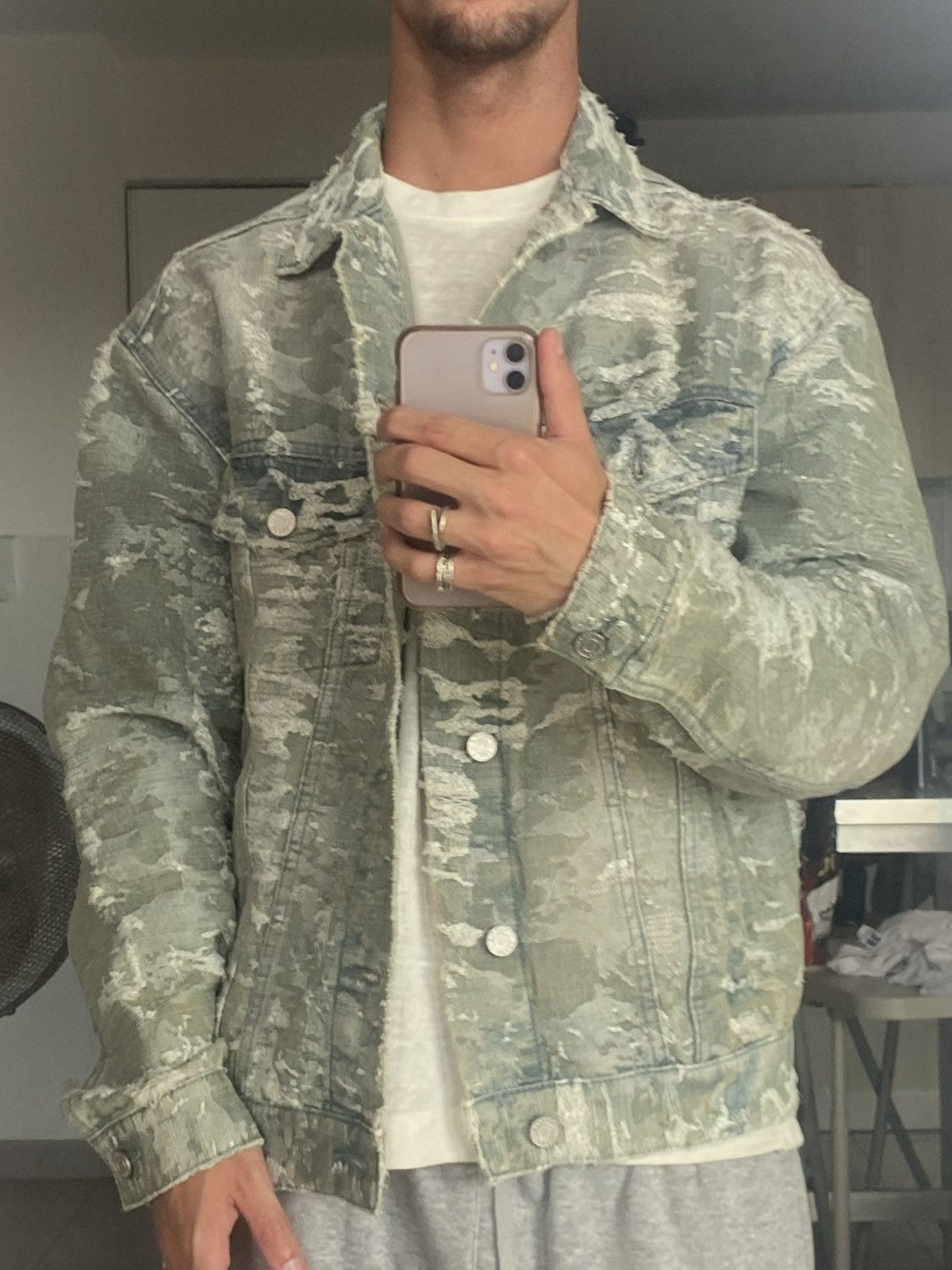 Purple Brand destroyed denim jacket Size US XS / EU 42 / 0 - 4 Thumbnail