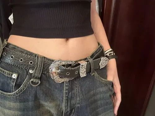 Other american westejapanskin pu leather belt Size ONE SIZE - 6 Thumbnail