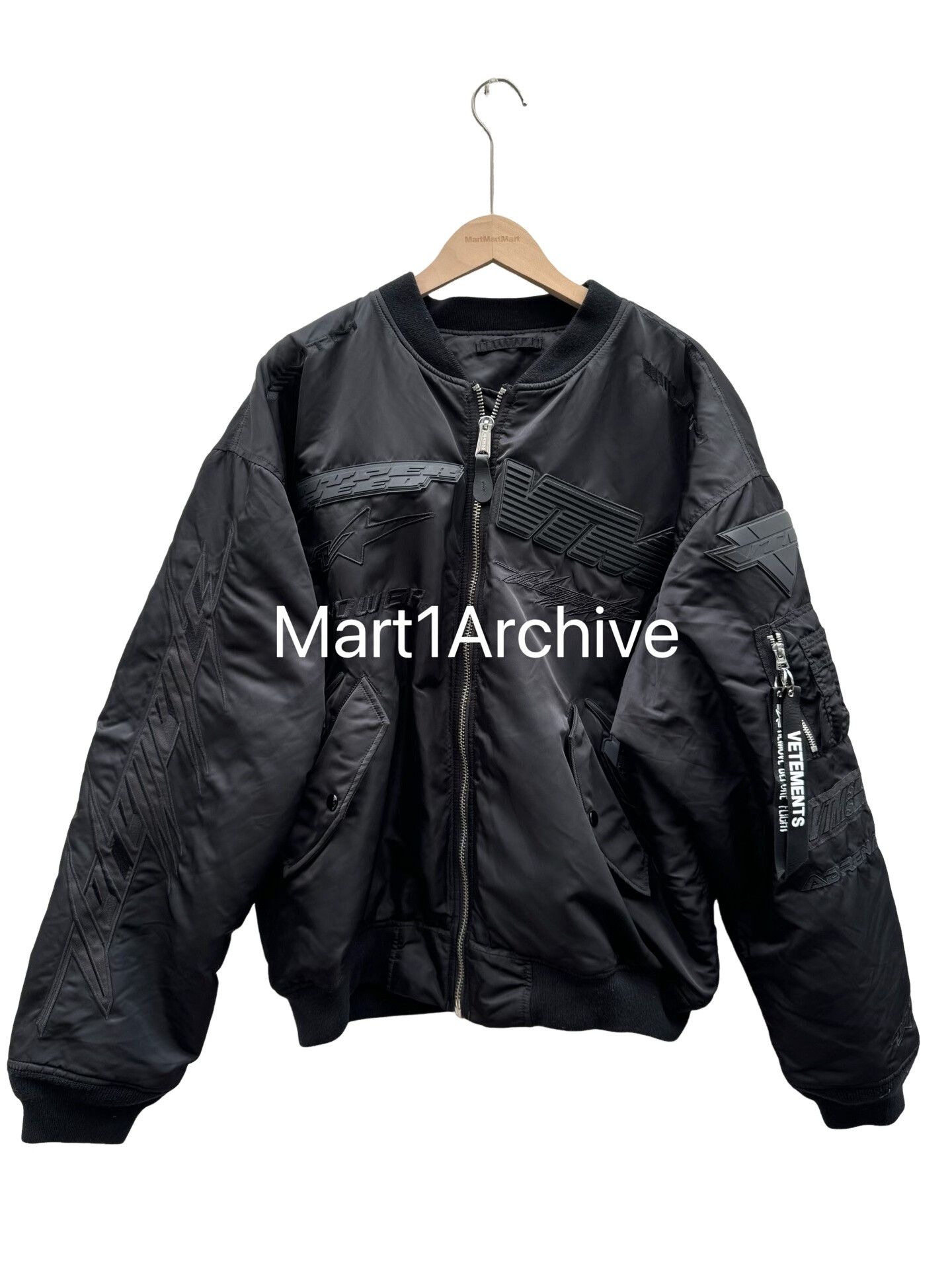 Vetements VETEMENTS Logo Racing Bomber Jacket Size M Size US M / EU 48-50 / 2 - 1 Thumbnail