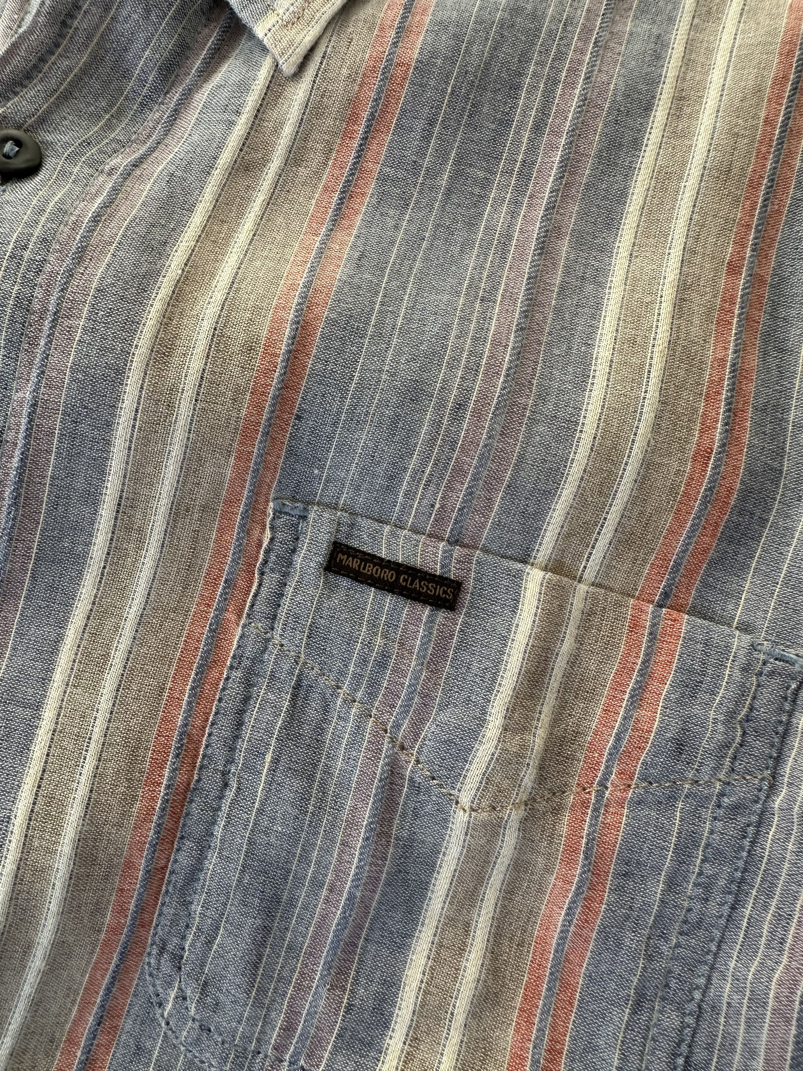 Marlboro Classics Marlboro Classics Vintage Linen Blend Shirt Large Size US L / EU 52-54 / 3 - 8 Thumbnail