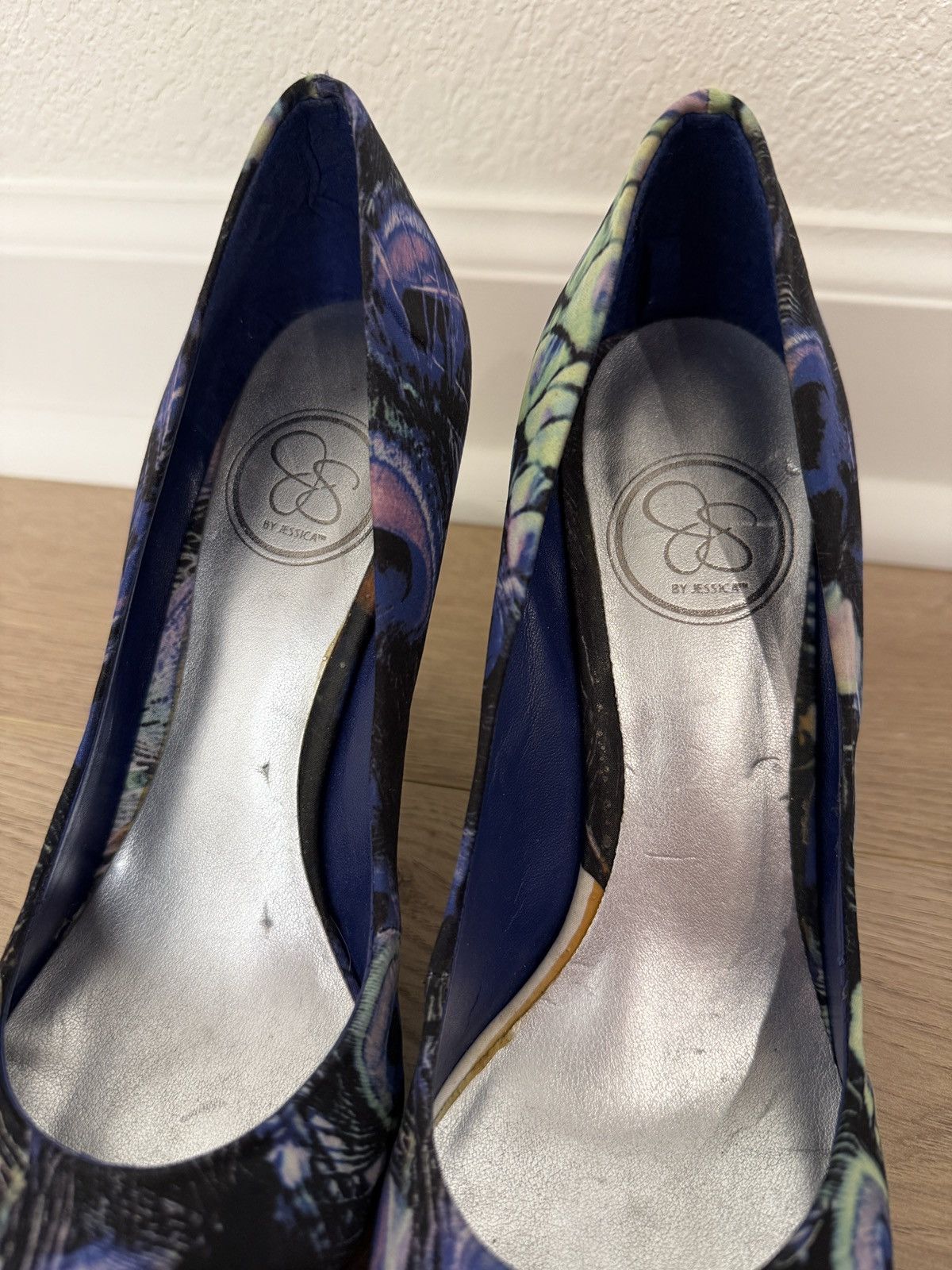 Jessica Simpson Jessica Simpson women’s peacock blue heels Size US 6.5 / IT 36.5 - 3 Thumbnail
