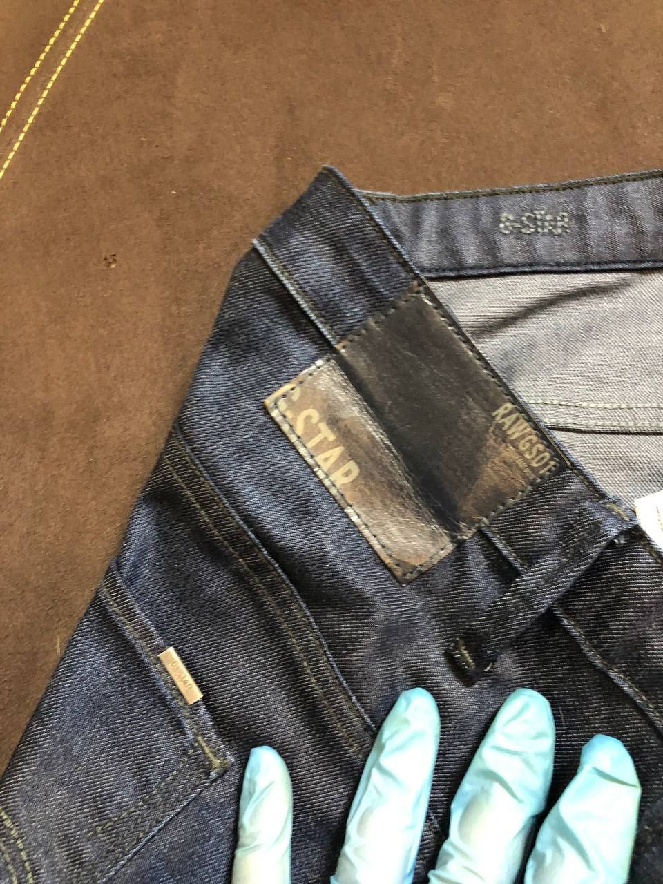 G-Star Mens G-STAR Arc Loose Tapered Dark Blue Jeans Size US 27 - 3 Thumbnail