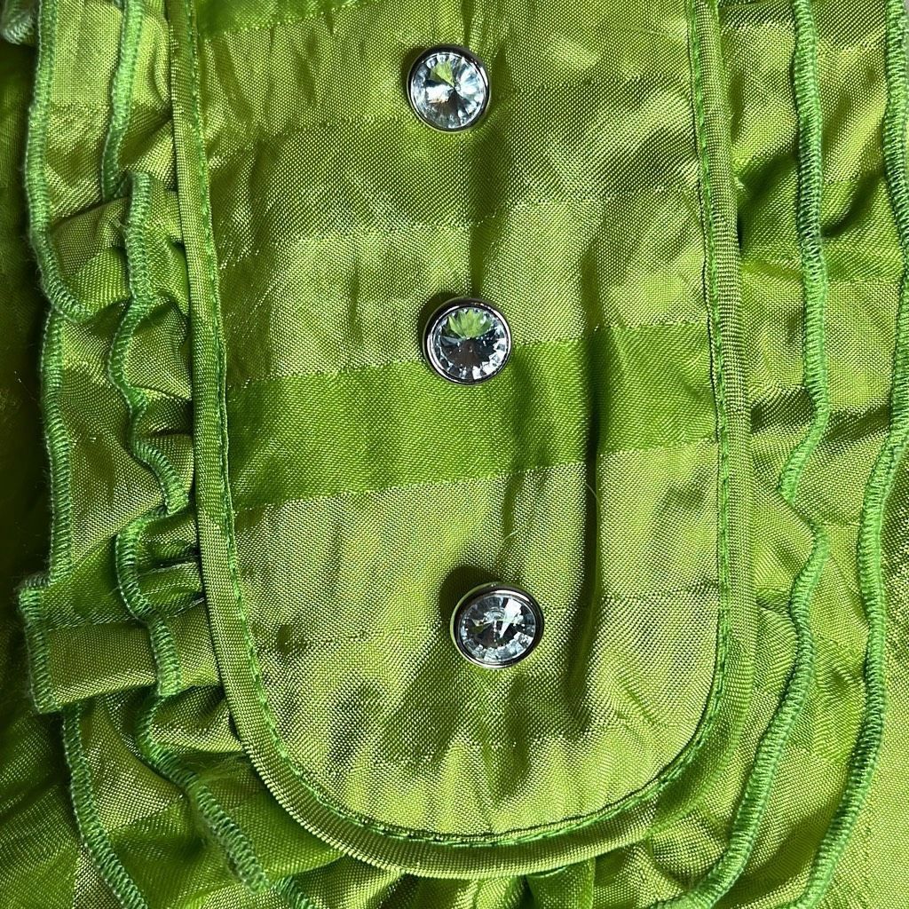 SikSilk Megan Silk Mini Green Lime Dress (019) Size S / US 4 / IT 40 - 3 Thumbnail