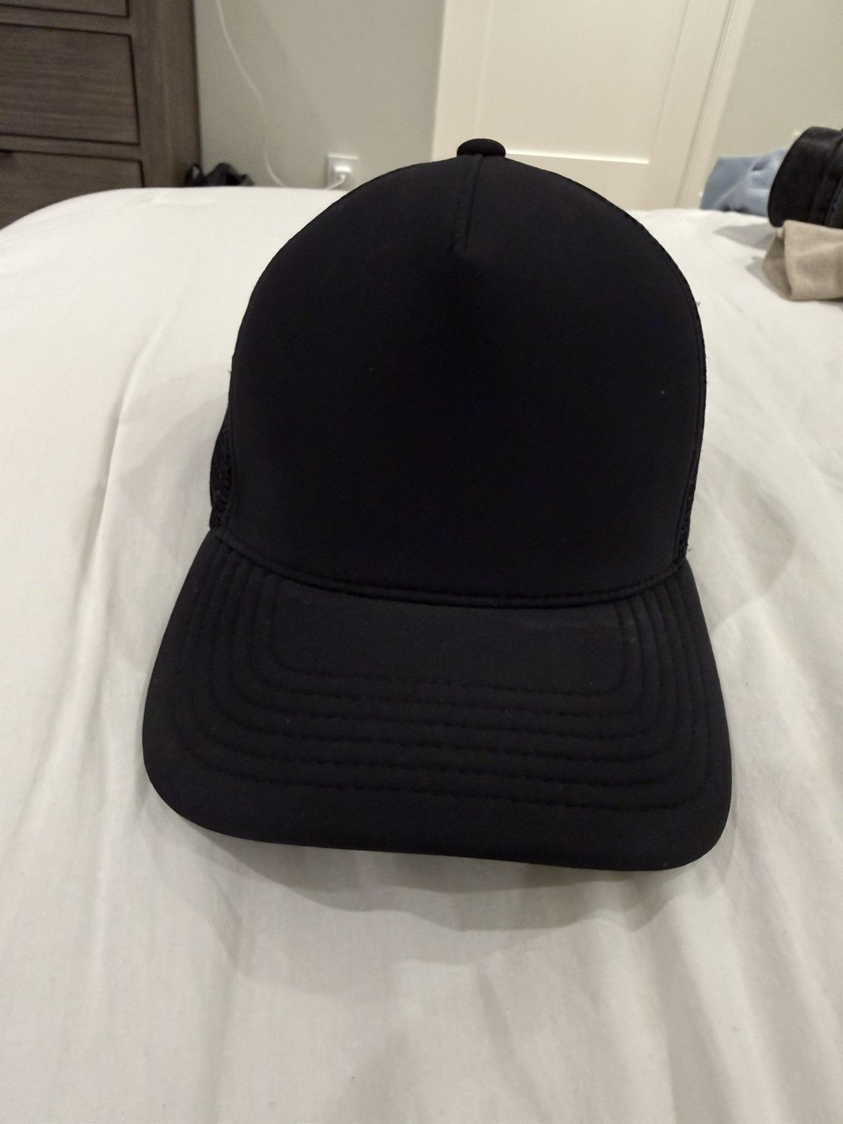 James Perse JAMES PERSE BLACK TRUCKER HAT Size ONE SIZE - 1 Thumbnail