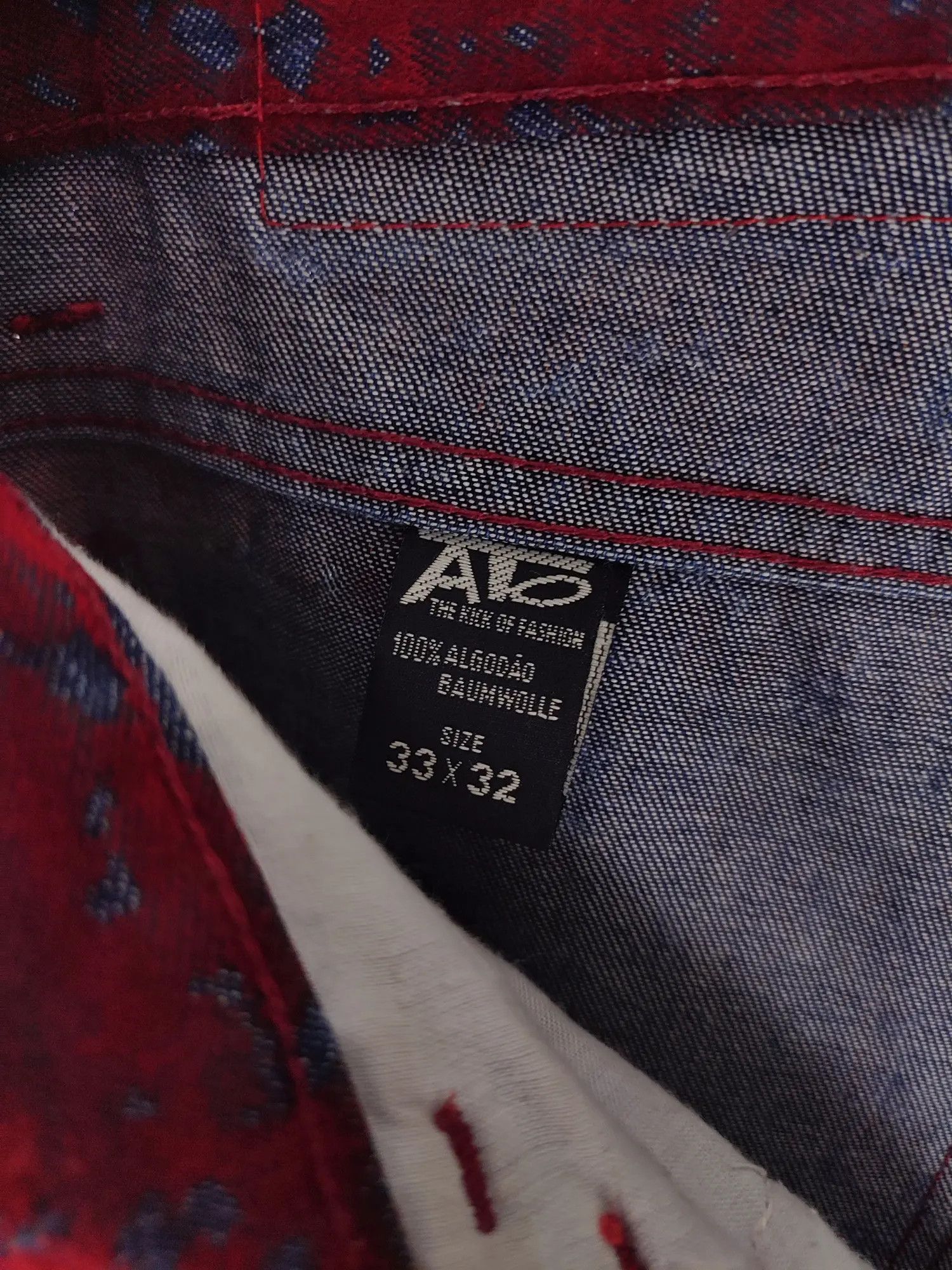 If Six Was Nine ATO The Kick Of Fashion Velour Flared Vampire Jeans Size US 33 - 20 Thumbnail
