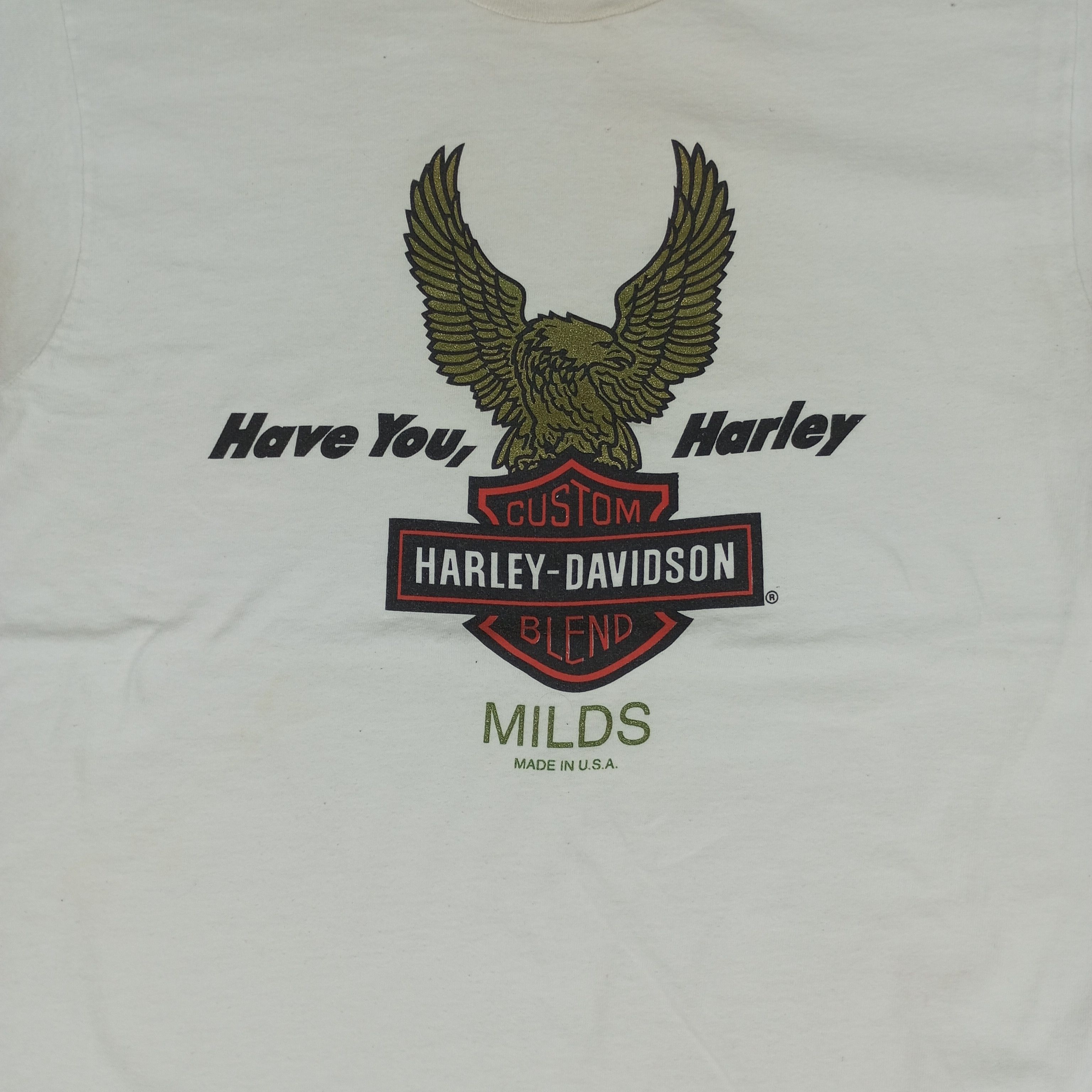 Harley Davidson × Vintage Harley Davidson Motorcycle Brand Vintage Tshirt Size US M / EU 48-50 / 2 - 2 Thumbnail