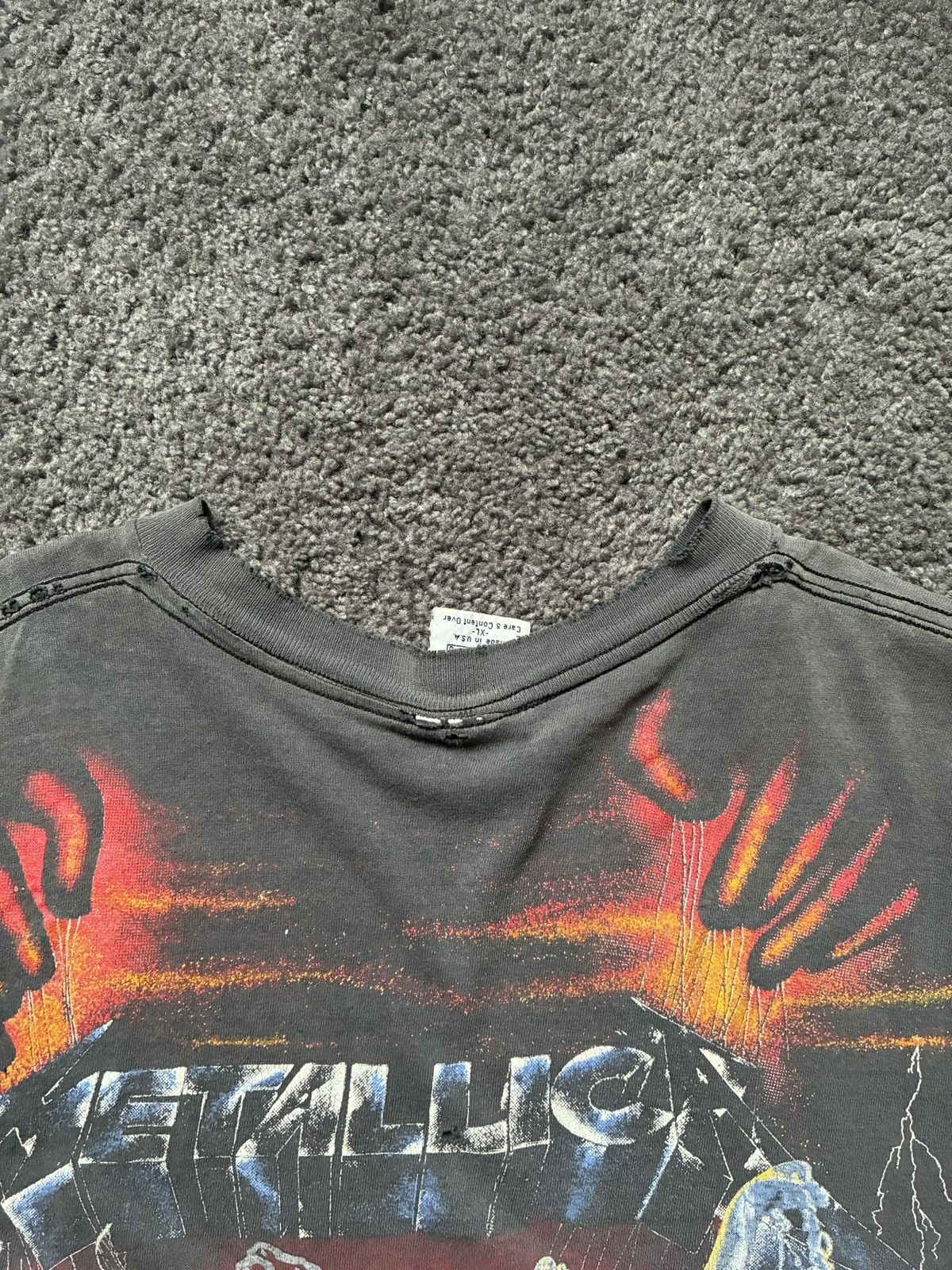 Metallica 1991 Master of Puppets Metallica Tee Size US XL / EU 56 / 4 - 6 Thumbnail