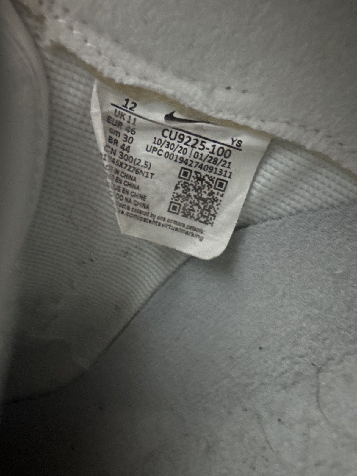 Nike × Supreme Supreme Air Force 1 Low White Size US 12 / EU 45 - 7 Thumbnail
