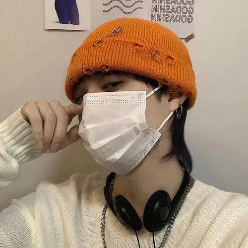 Other Maruyama x Ruuko Distressed Orange Beanie Size ONE SIZE - 6 Thumbnail