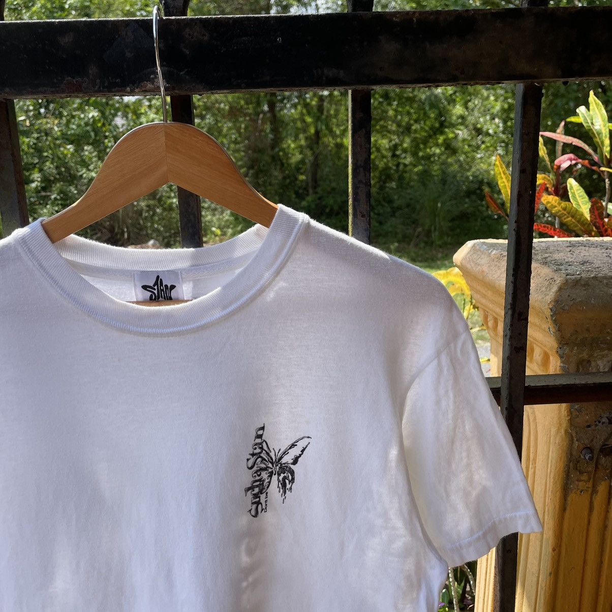 Japanese Brand × Vintage 🔥🇯🇵Vintage Stan Dont Be Such A Stan Big Butterfly Logo Tee Size US M / EU 48-50 / 2 - 3 Thumbnail