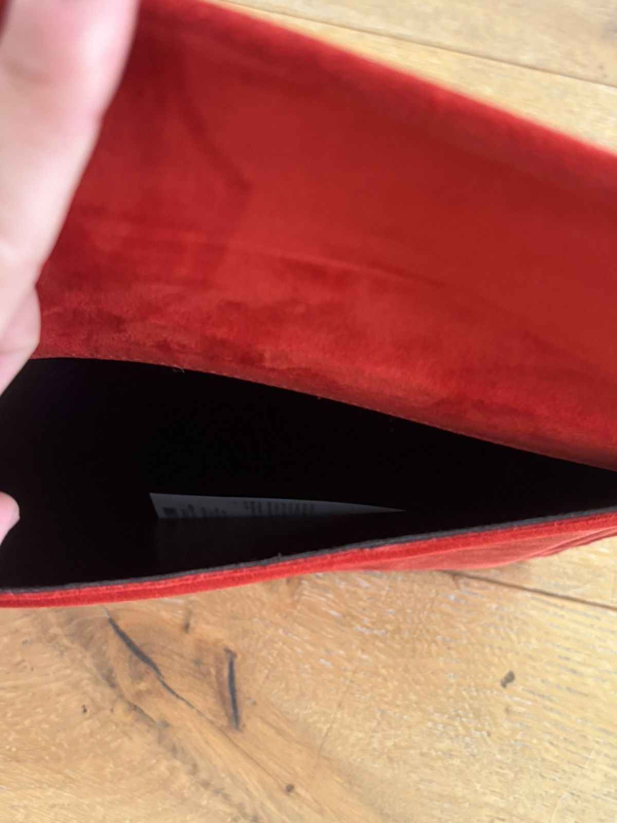 Maison Margiela Maison Margiela MM6 red sueda clutch Size ONE SIZE - 4 Thumbnail