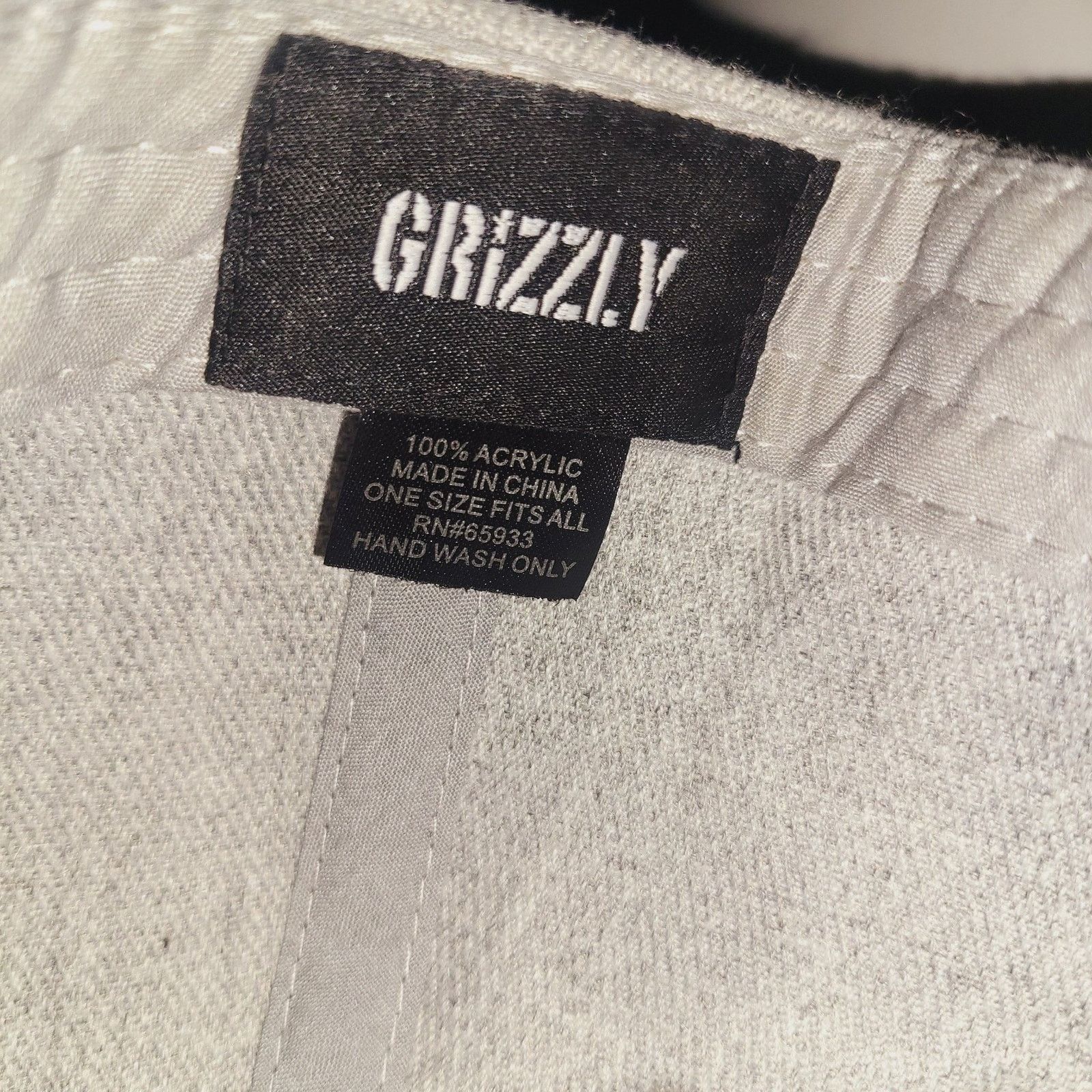 Dakota Grizzly Grizzly Snapback Hat (unused) Light Gray & Yellow Size ONE SIZE - 6 Thumbnail