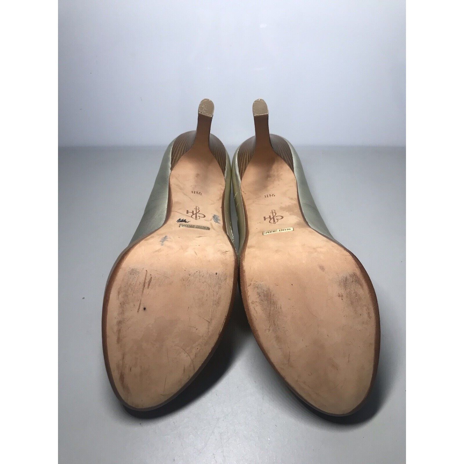 Cole Haan Cole Haan Air Gold Metallic Leather PeepToe Stiletto Heels W Size US 9.5 / IT 39.5 - 14 Thumbnail