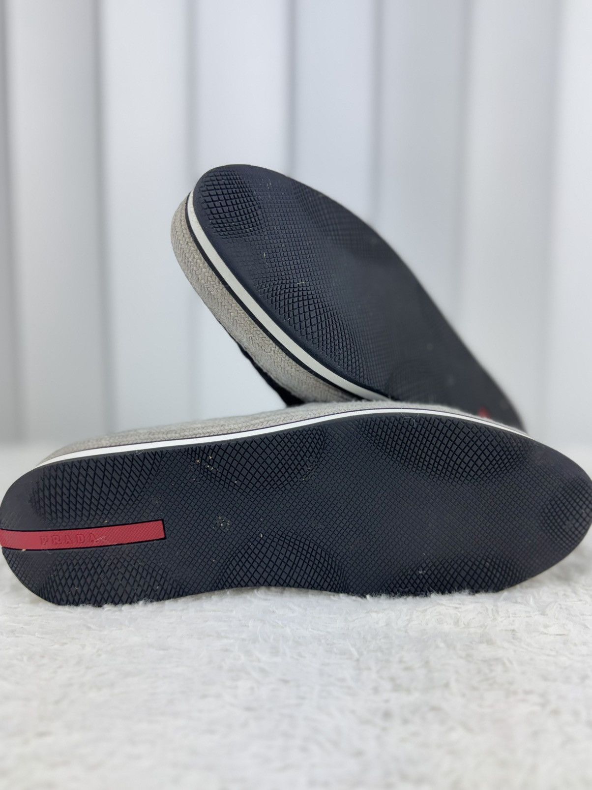 Prada Prada Suede Slip-On Espadrilles Black Size US 7.5 / IT 37.5 - 6 Thumbnail