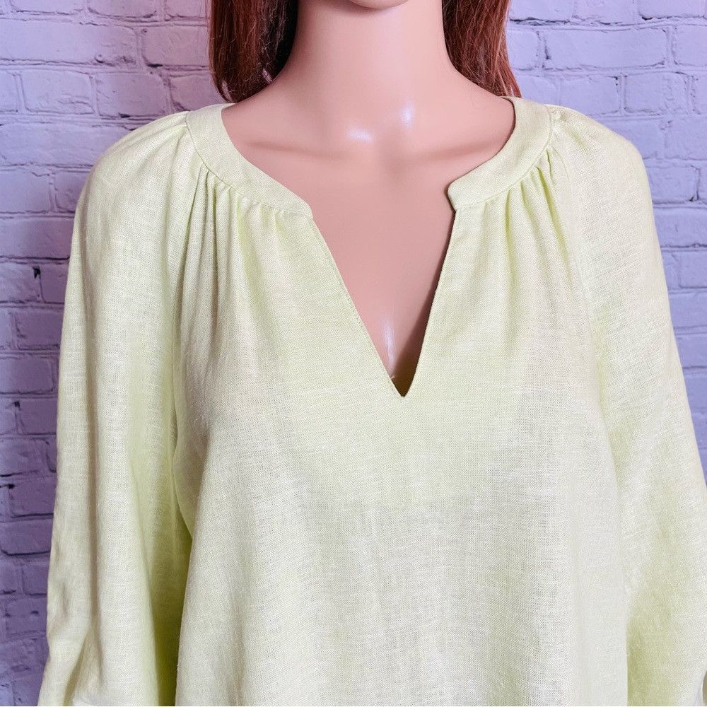 Jones New York NWT New $80 Jones New York Tie Cuff Linen-Blend Celadon Tun Size M / US 6-8 / IT 42-44 - 9 Thumbnail
