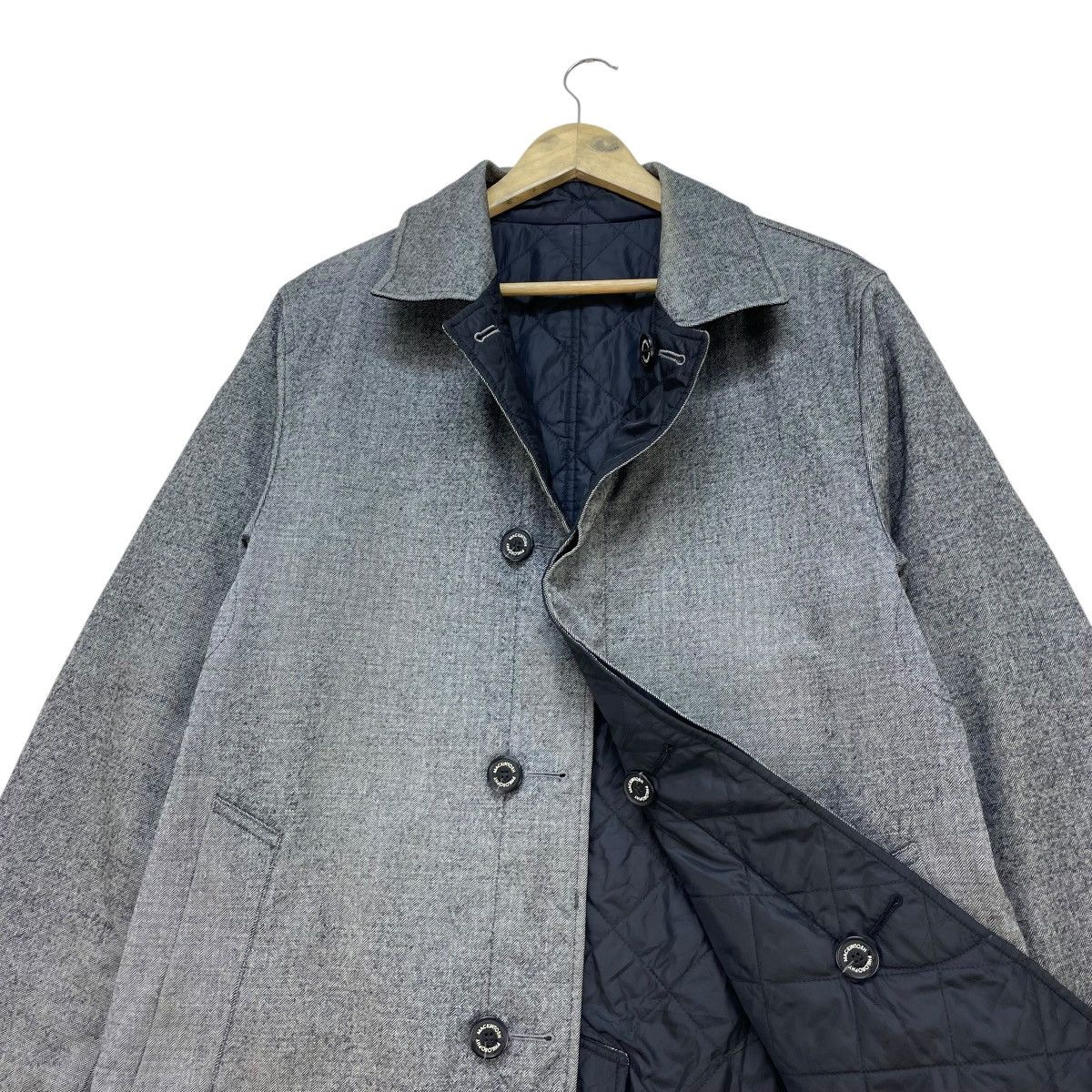 Designer × Mackintosh 💥Vintage Mackintosh Philosophy Reversible Long Coat Jacket Size US M / EU 48-50 / 2 - 6 Thumbnail