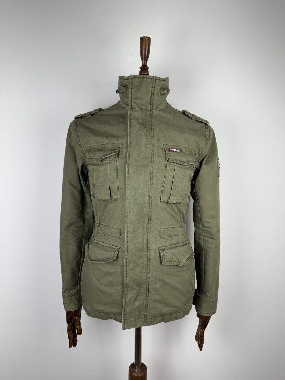 Superdry × Vintage Men’s Vintage SuperDry Military Field Jacket size S Size US S / EU 44-46 / 1 - 1 Thumbnail