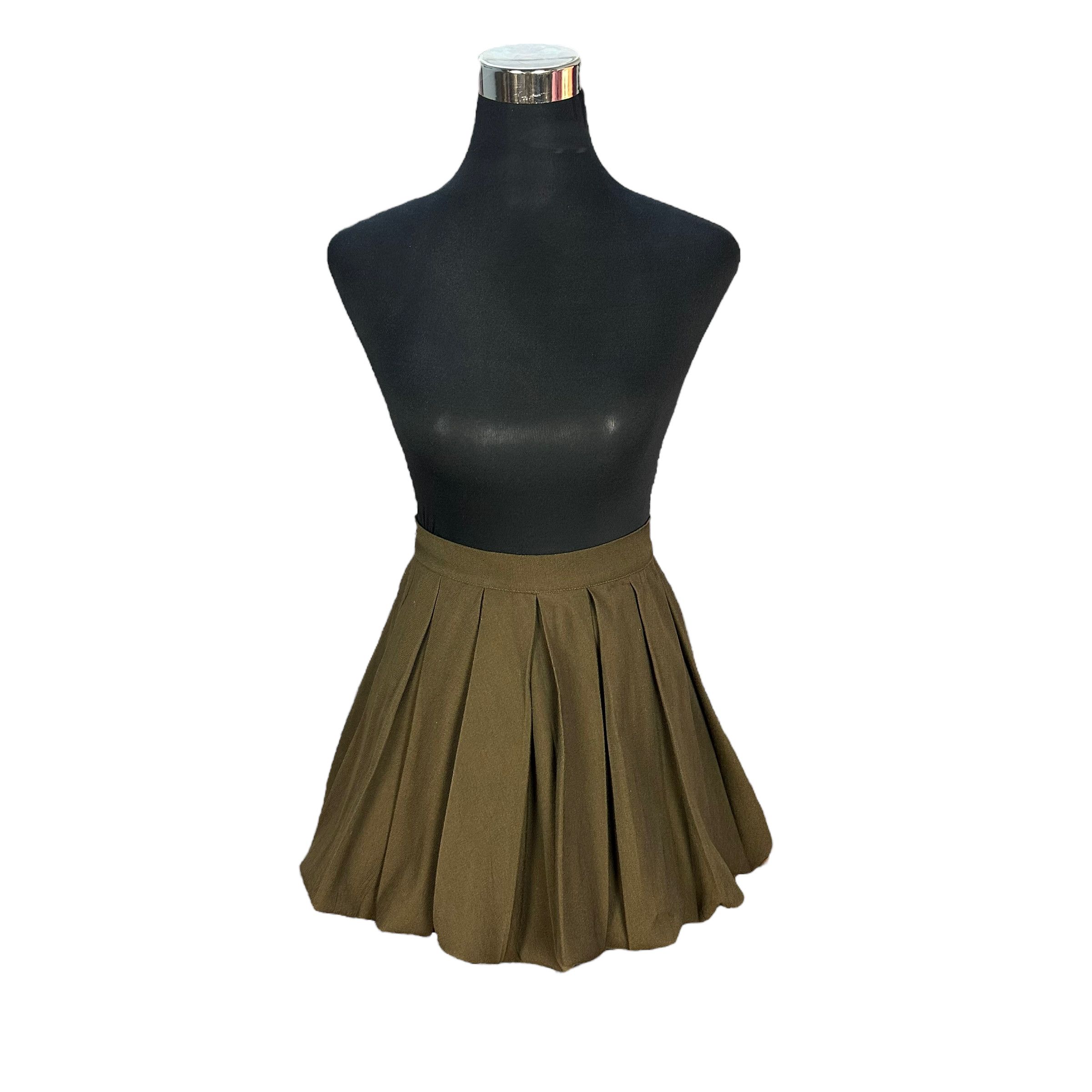 Yohji Yamamoto RARE!! YOHJI YAMAMOTO HYBRID LEATHER SKIRT #8234-213 Size 25" / US 0 / IT 36 - 18 Thumbnail