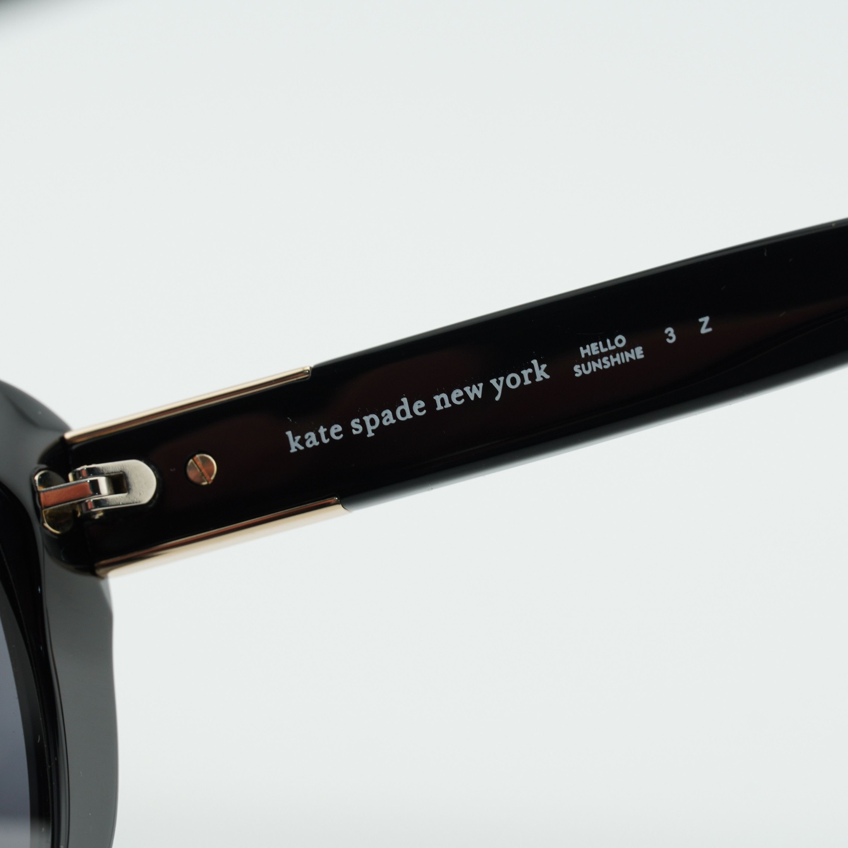 Kate Spade Kate Spade EMMALYNN/S 0807 M9 Sunglasses Black Cat Eye Frame Size ONE SIZE - 8 Thumbnail