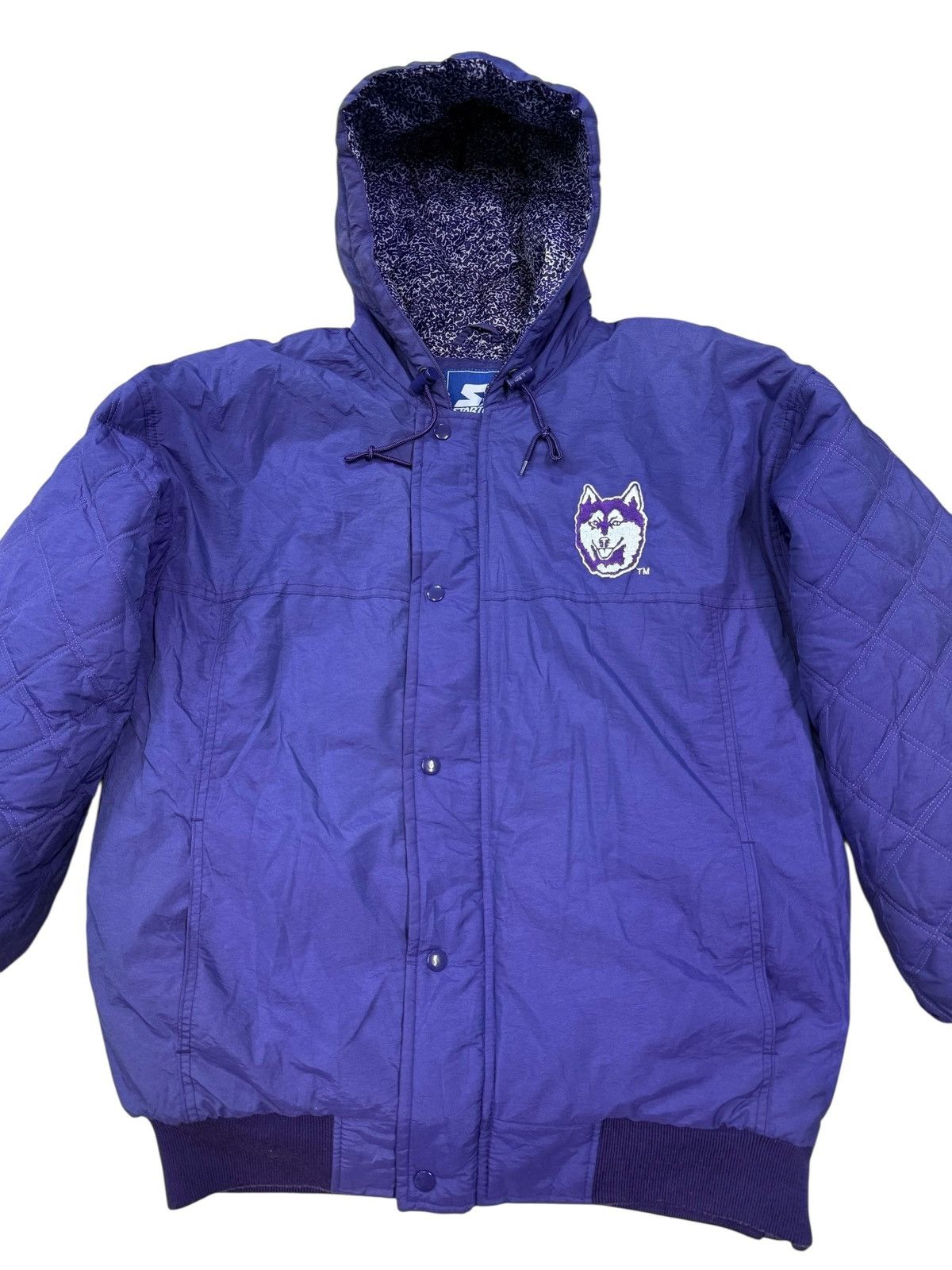 Kanto Starter RARE VINTAGE 90s STARTER HUSKIES PUFFER JACKET Size US XL / EU 56 / 4 - 9 Thumbnail