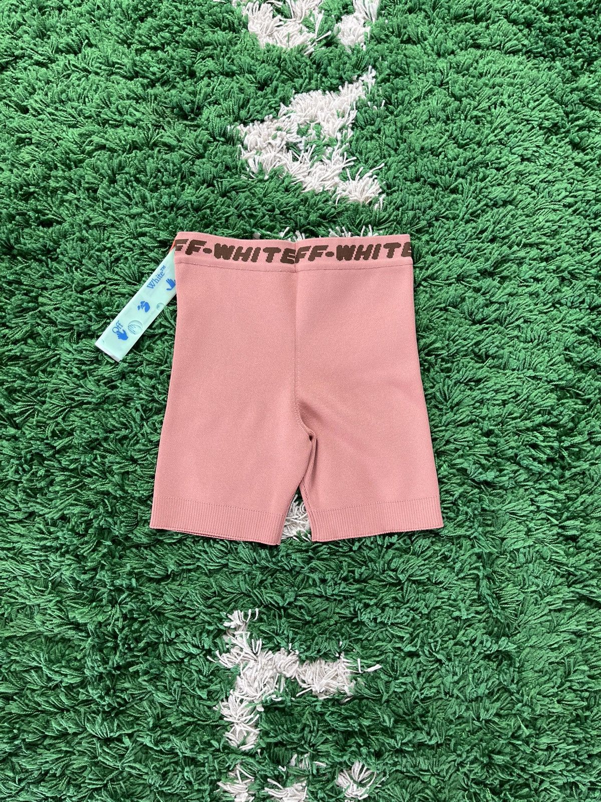 Off-White Off-White Nude Brown/Pink Women's Shorts Size 27" / US 4 / IT 40 - 2 Thumbnail