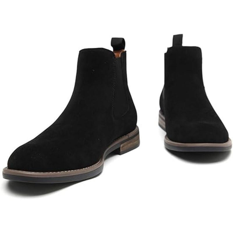 Other Decardz Men's Size 10.5 Black Faux Suede Chelsea Boots Size ONE SIZE - 6 Thumbnail