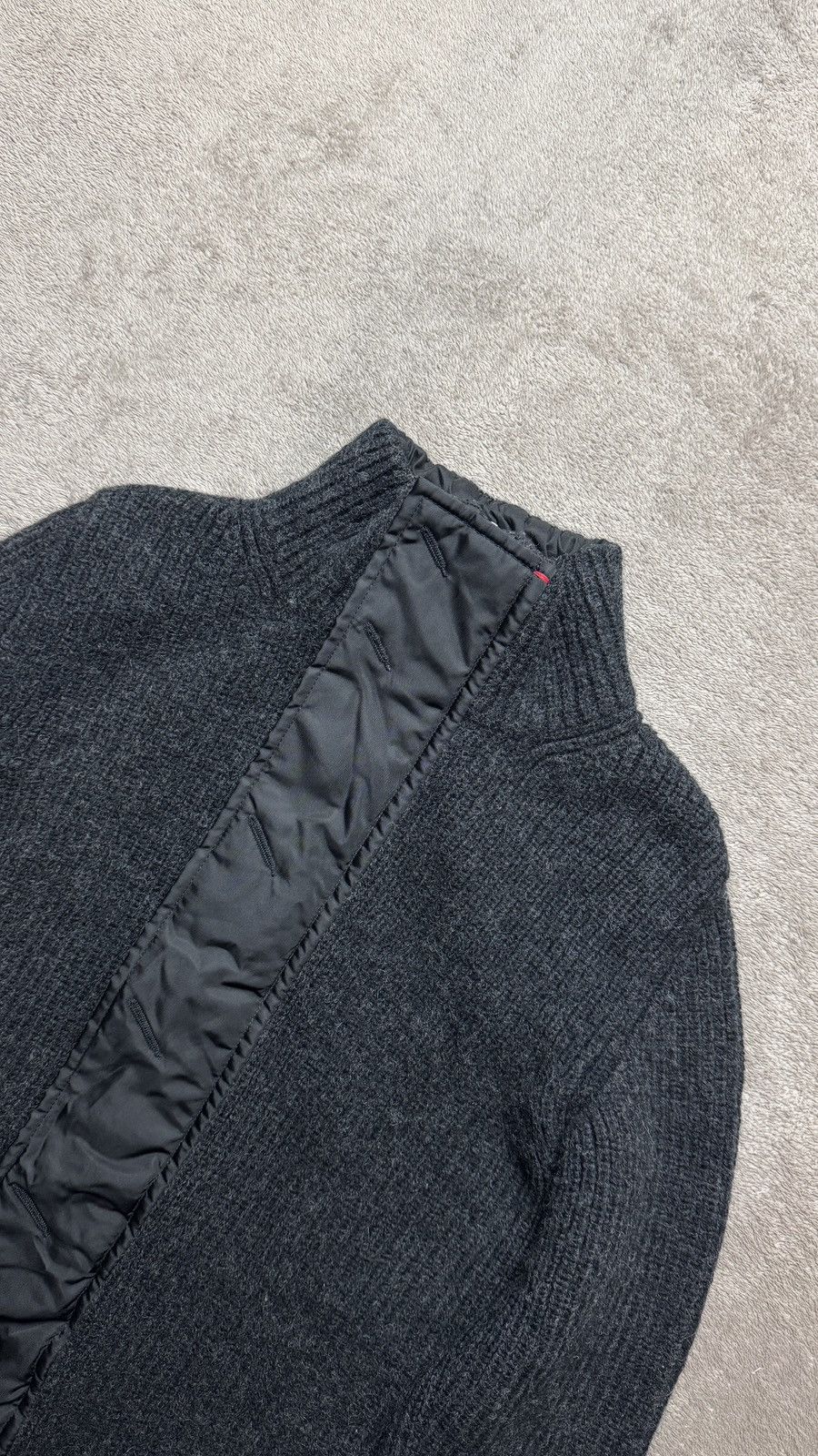 Prada 00s Prada Virgin Wool Nylon Zip Jacket ysl gucci tom ford Size US S / EU 44-46 / 1 - 6 Thumbnail