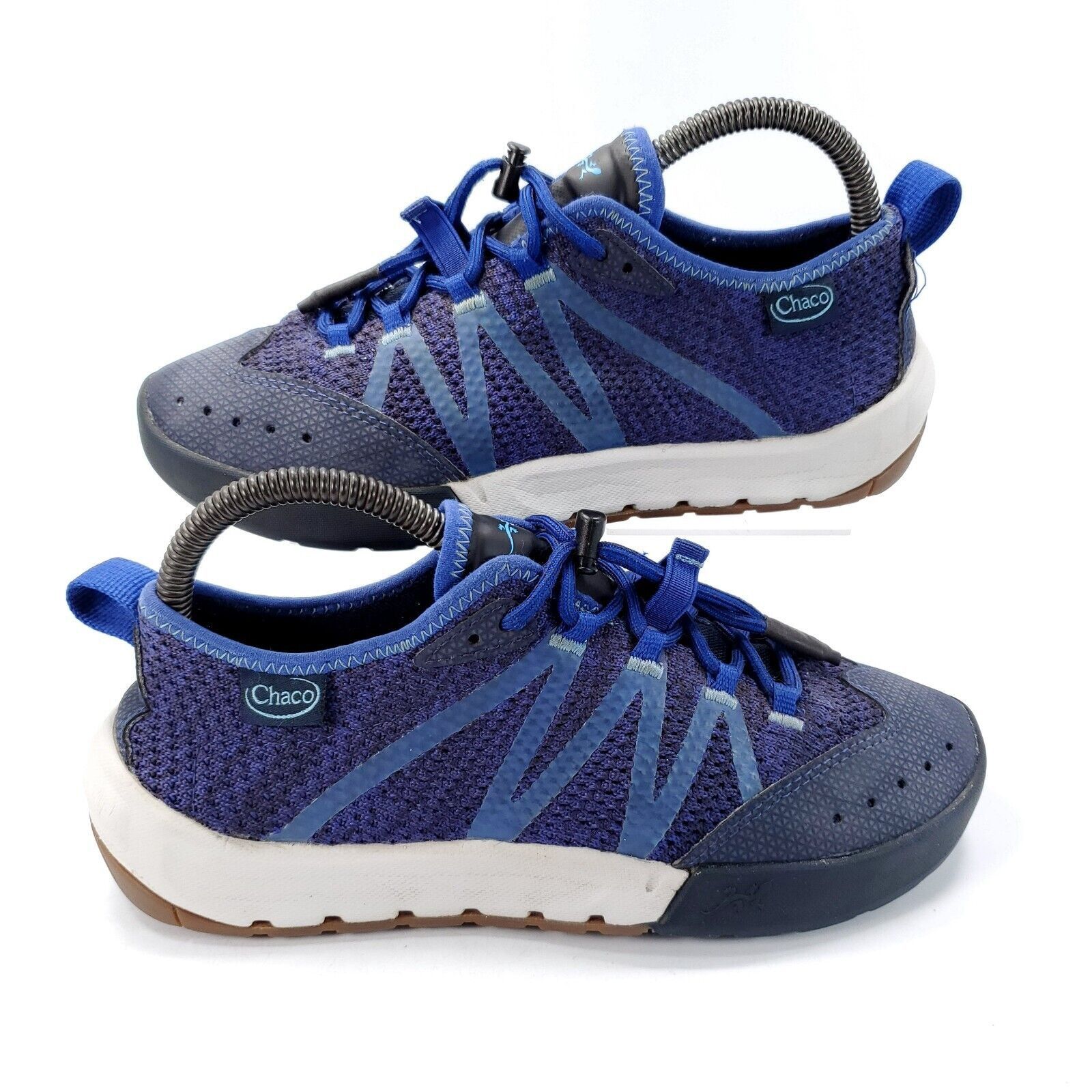 Chaco Chaco Athletic Drawstring Shoe Women Size 7 Blue White Brown Size US 7 / IT 37 - 6 Thumbnail