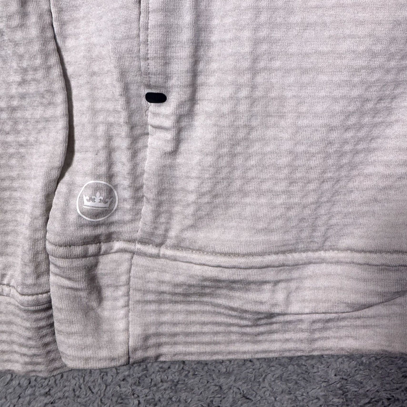 Peter Millar Peter Millar Hoodie Womens M Tech Full Zip Sweatshirt Grid Fleece Golf LS22EK19 Size M / US 6-8 / IT 42-44 - 4 Thumbnail
