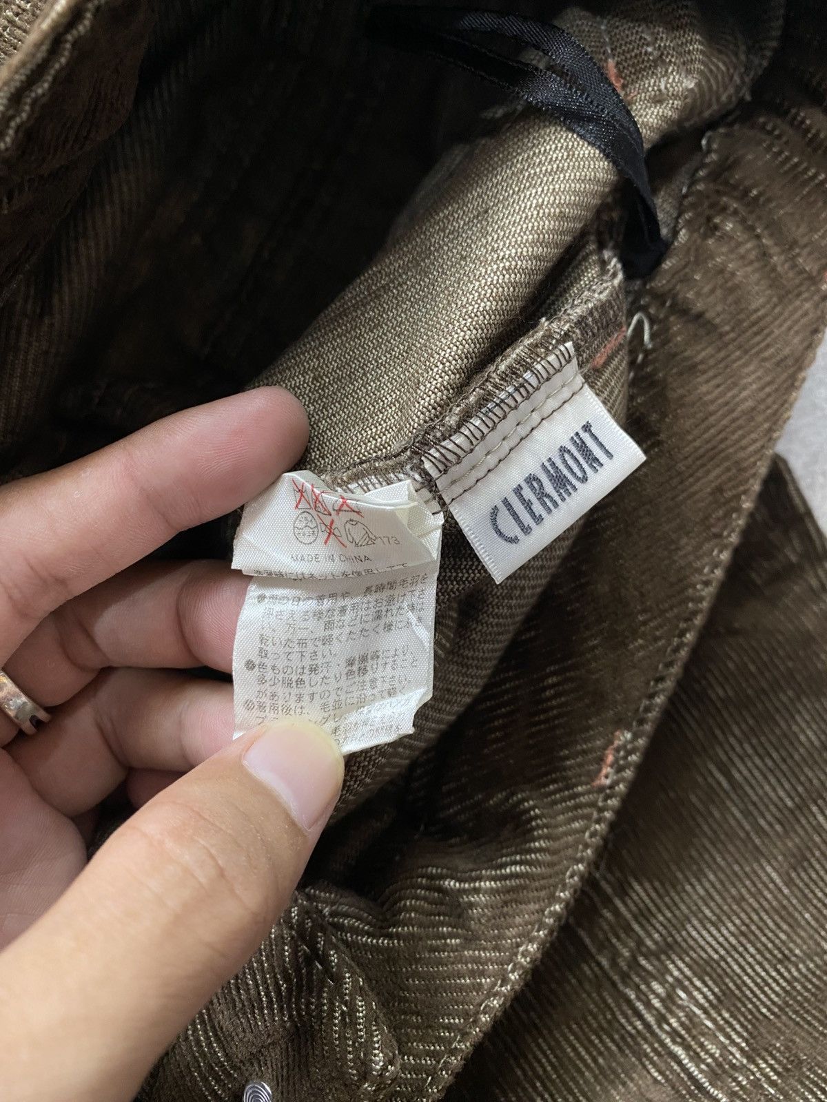 If Six Was Nine × Japanese Brand × Le Grande Bleu (L.G.B.) 2000s Clermont flare corduroy pant Size US 29 - 5 Thumbnail