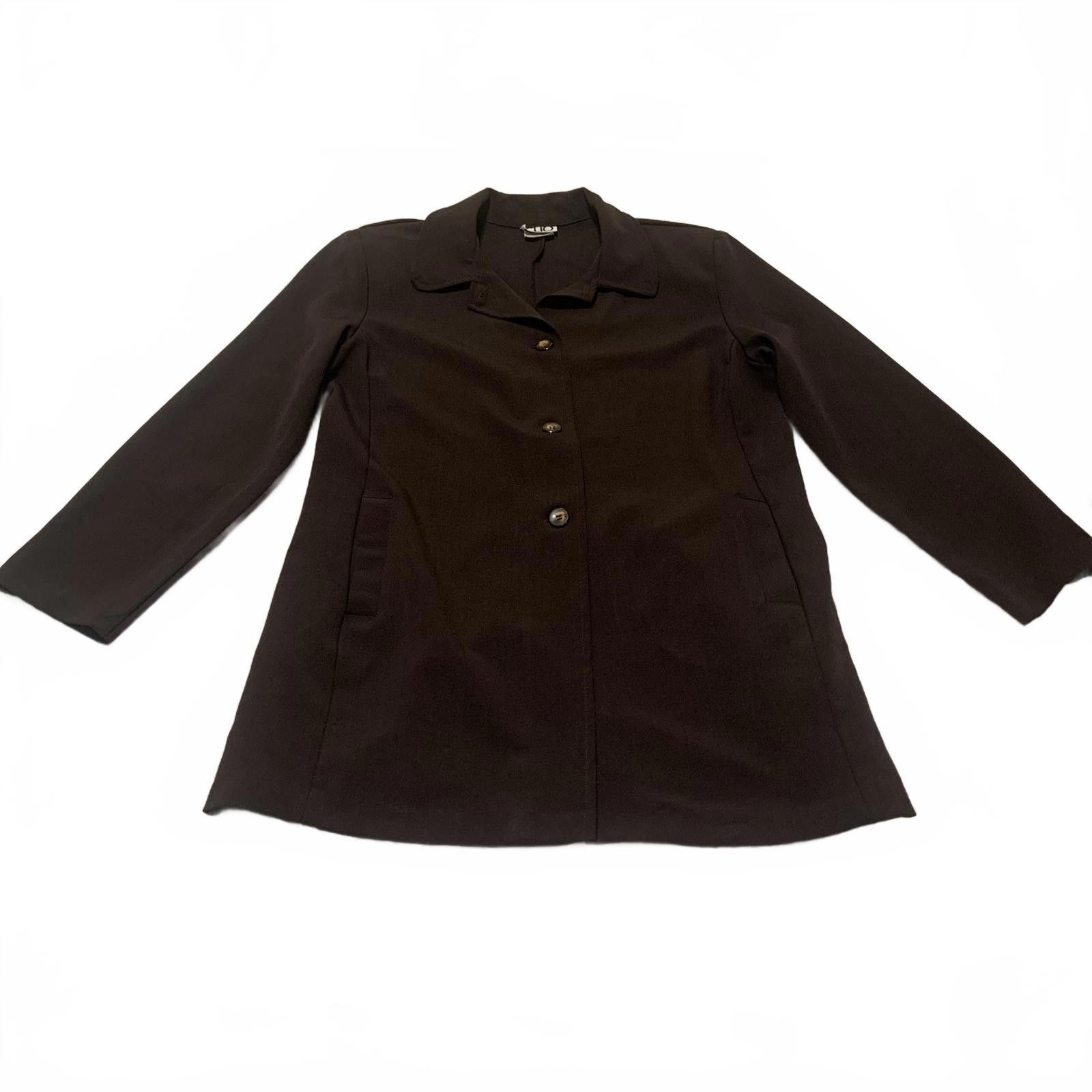 Levi's Vintage Clothing VTG CLIO Women's Size Medium Brown Button-Up Blazer Jacket Size M / US 6-8 / IT 42-44 - 1 Thumbnail