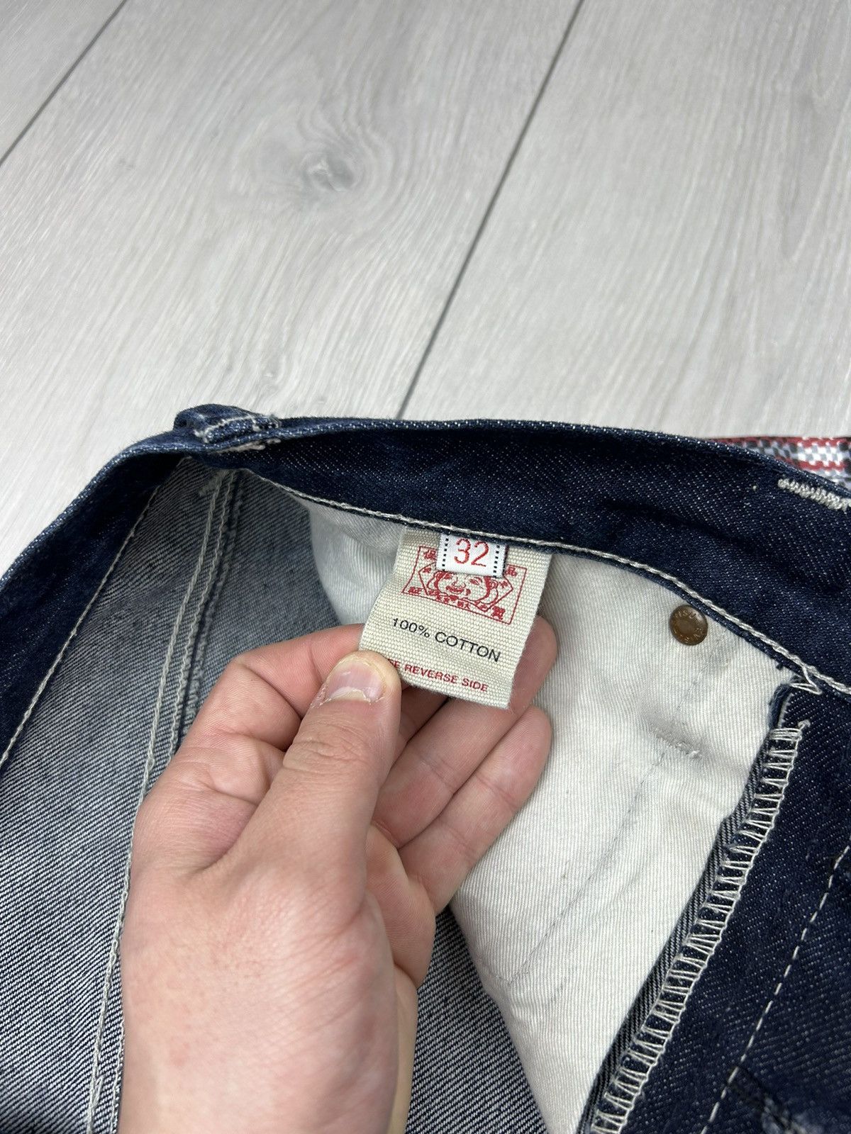 Japanese Brand × Vintage Evisu vintage denim jeans size 32 Size US 32 / EU 48 - 8 Thumbnail