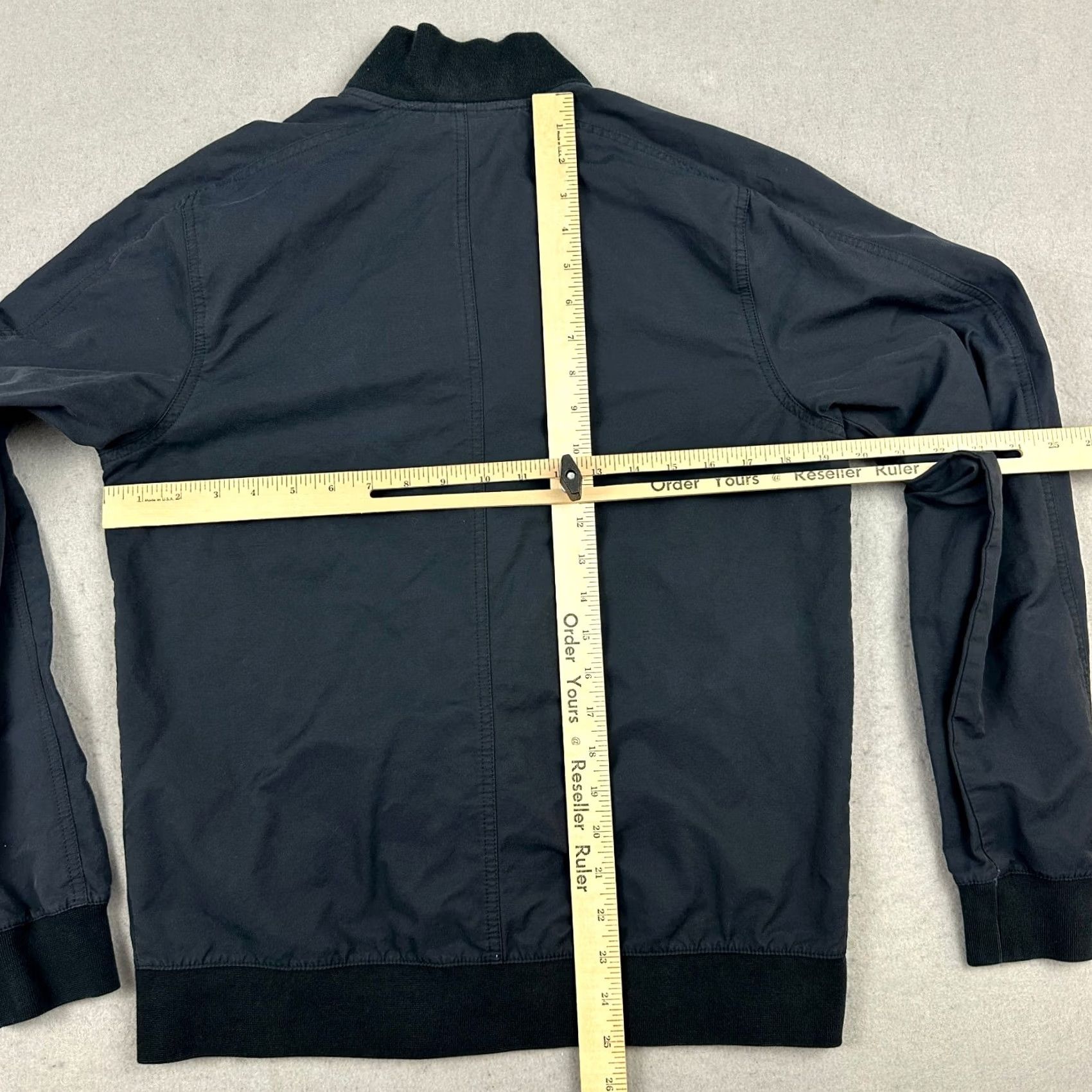 Nike Nike Men Small Black Solid Woven Full Zip Jacket NSW Pockets S Size US S / EU 44-46 / 1 - 7 Thumbnail