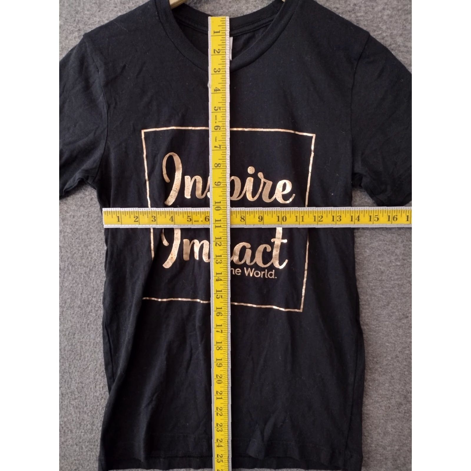 Vintage Inspire the Woman Impact the World Short Sleeve T-Shirt Unisex Black Size S Size US S / EU 44-46 / 1 - 4 Thumbnail