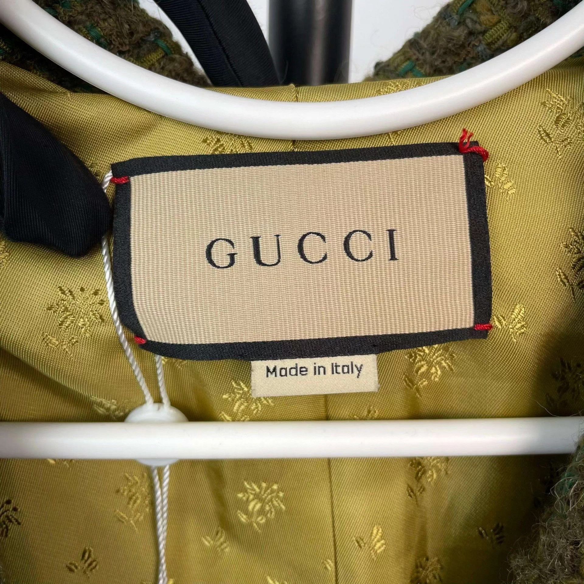 Gucci Gucci Wool Lapel Single-Breasted Tweed Jacket 36 Size XS / US 0-2 / IT 36-38 - 4 Thumbnail
