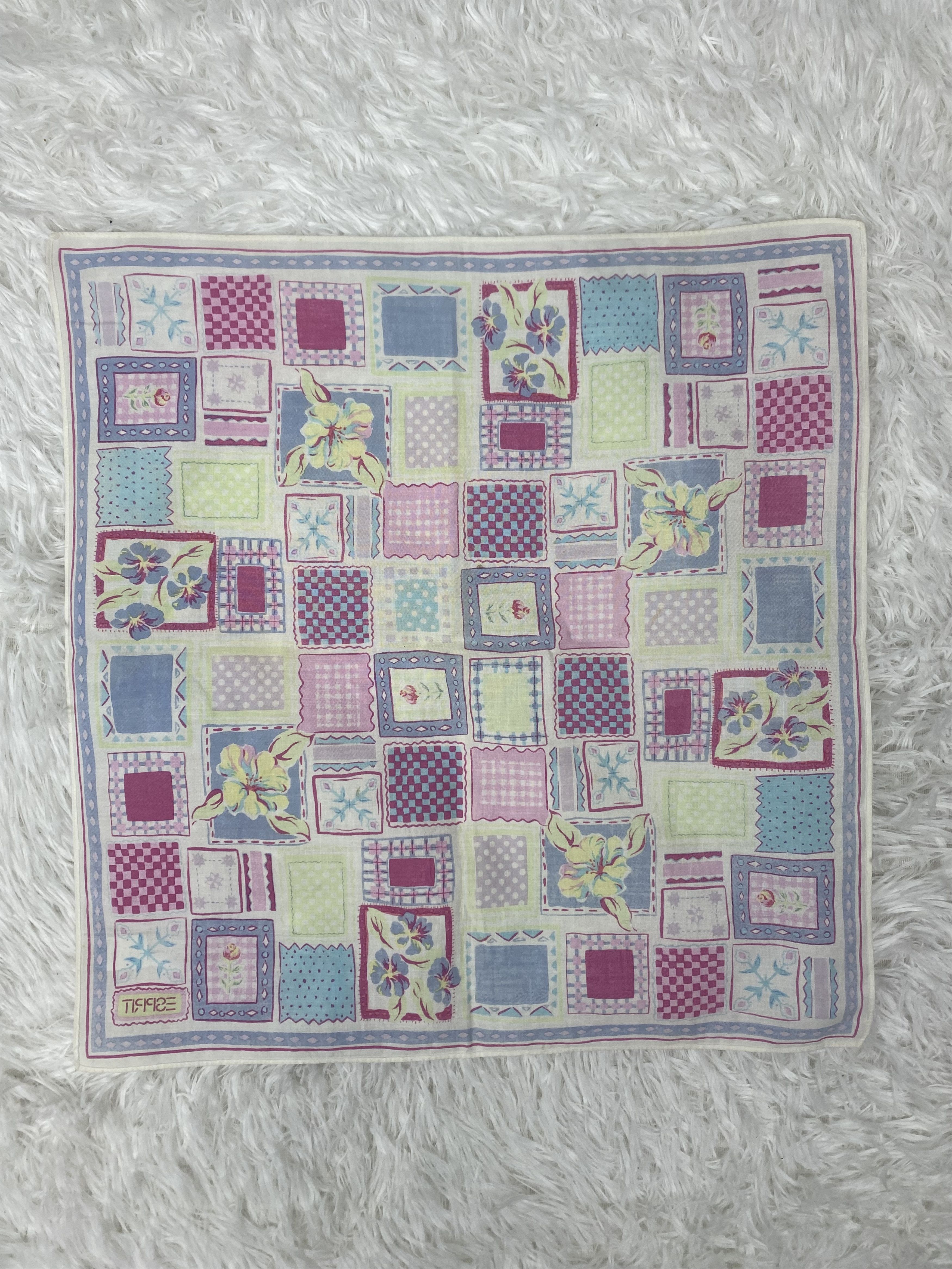 ESPIRIT × Vintage Vintage Espirit Handkerchief Neckerchief PH0735 Size ONE SIZE - 4 Thumbnail