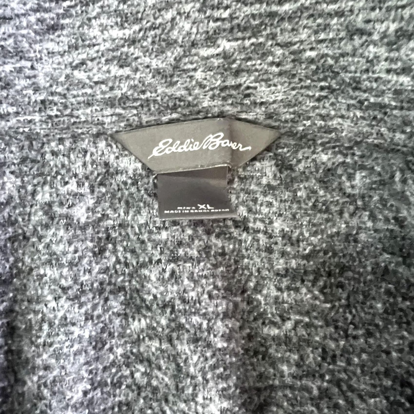 Eddie Bauer Eddie Bauer Sweater Mens XL Gray Quarter Zip Fleece Pullover Outdoors Casual Size US XL / EU 56 / 4 - 4 Thumbnail