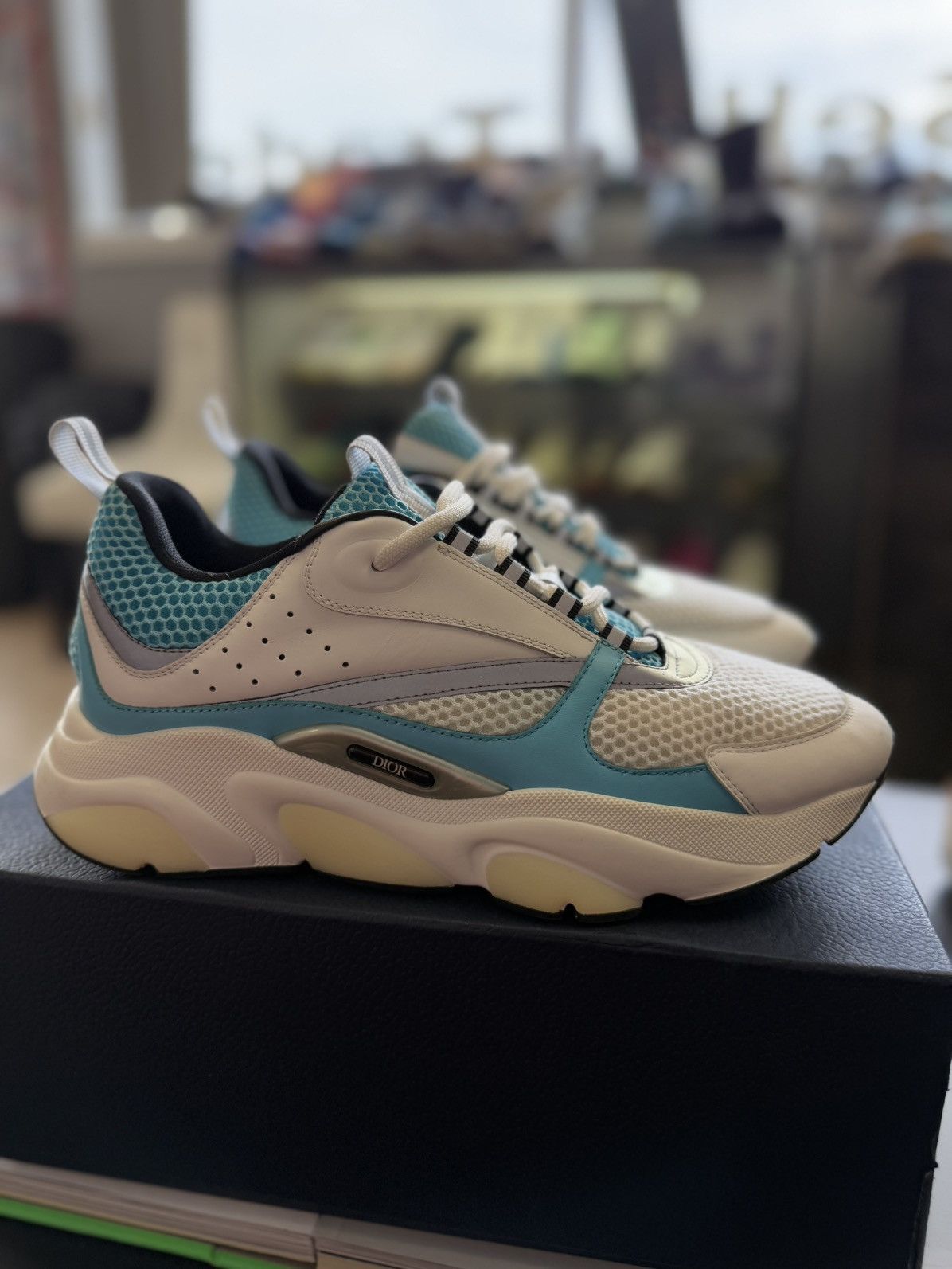 Dior Dior B22 Blue Low Top Sneakers Size 43EU/10US $1300 Retail Size US 10 / EU 43 - 3 Thumbnail