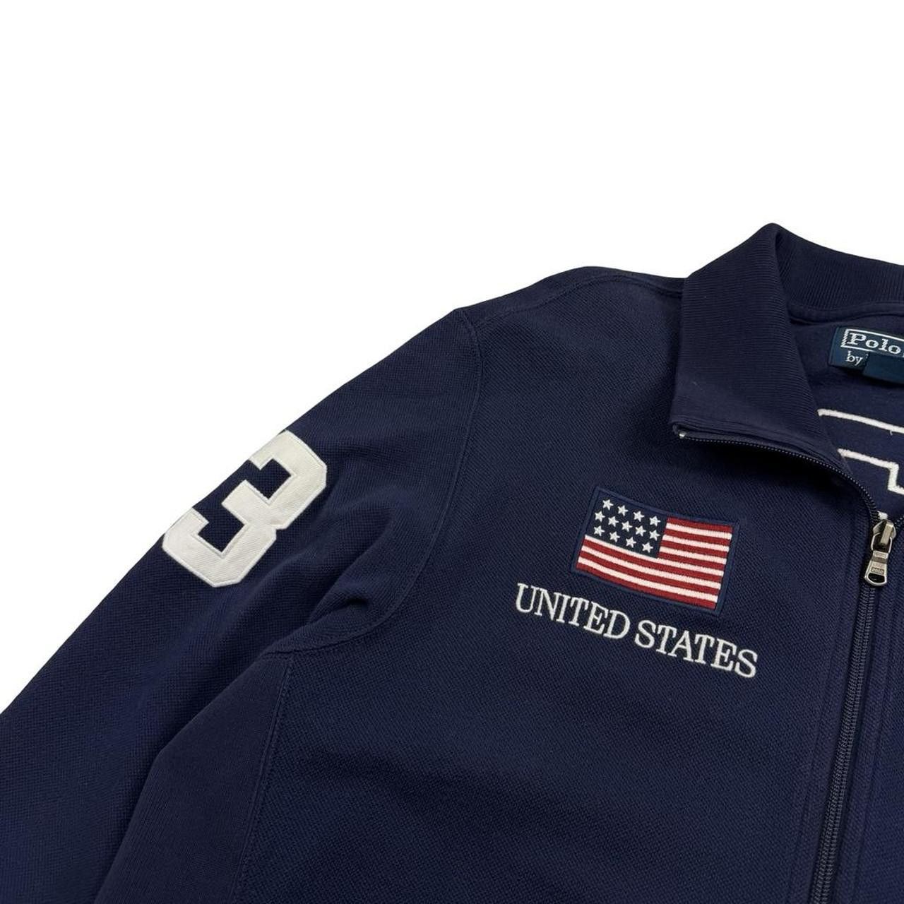 Polo Ralph Lauren Polo By Ralph Lauren USA Big Pony Zip Up Track Jacket Large Size US L / EU 52-54 / 3 - 3 Thumbnail