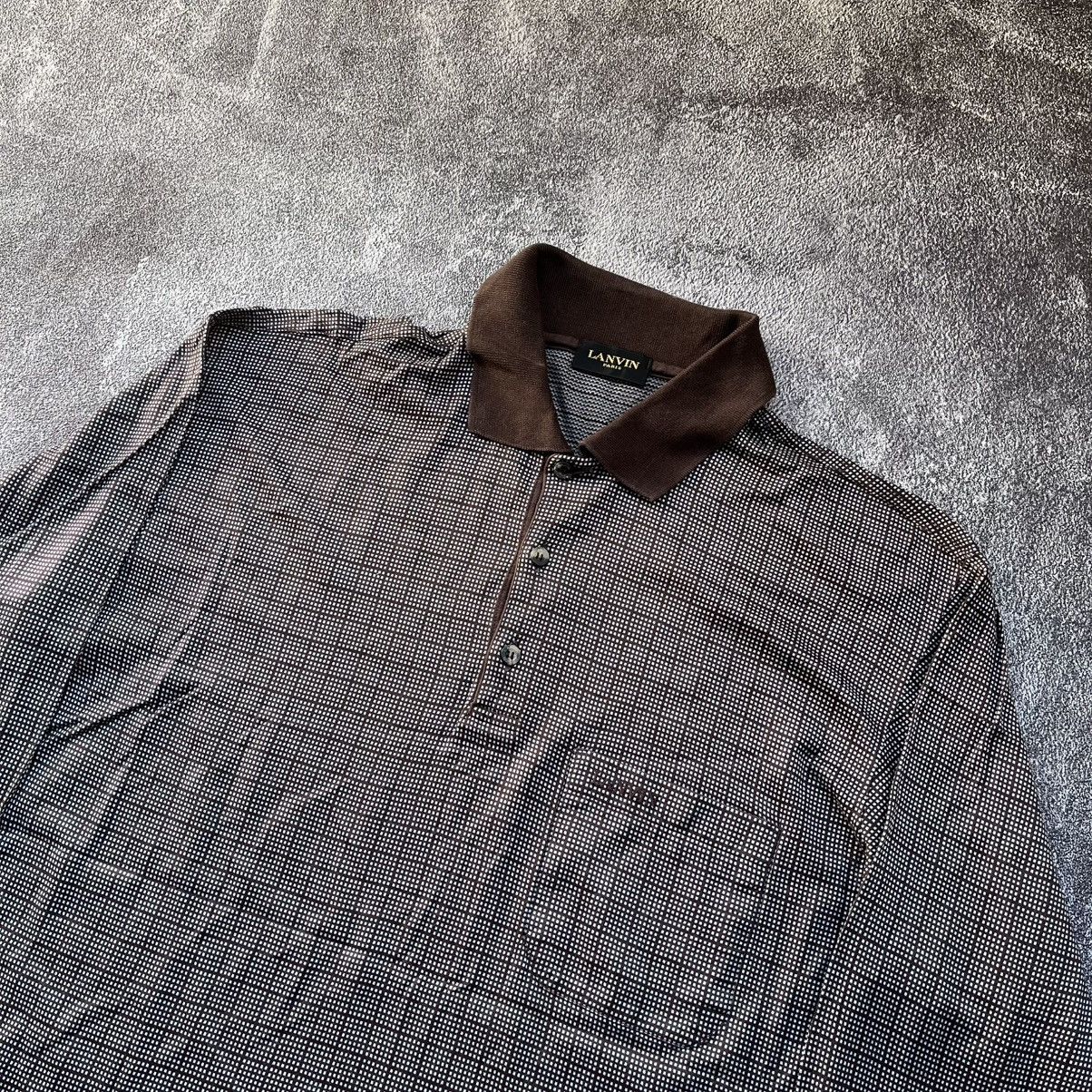 Lanvin Vtg Lanvin Polo Long Short Size US M / EU 48-50 / 2 - 2 Thumbnail