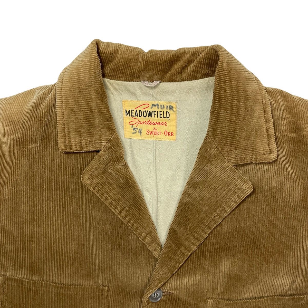 Vintage 1940s Sweet Orr Norfolk Jacket - Large Size US L / EU 52-54 / 3 - 3 Thumbnail
