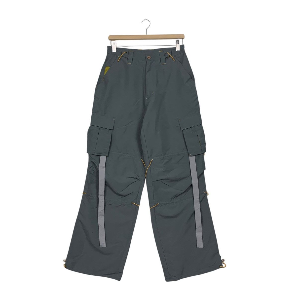 Japanese Brand NON HOOLIGAN Bondage Multipocket Poly Cargo Pant #2817-C127 Size US 28 / EU 44 - 1 Thumbnail