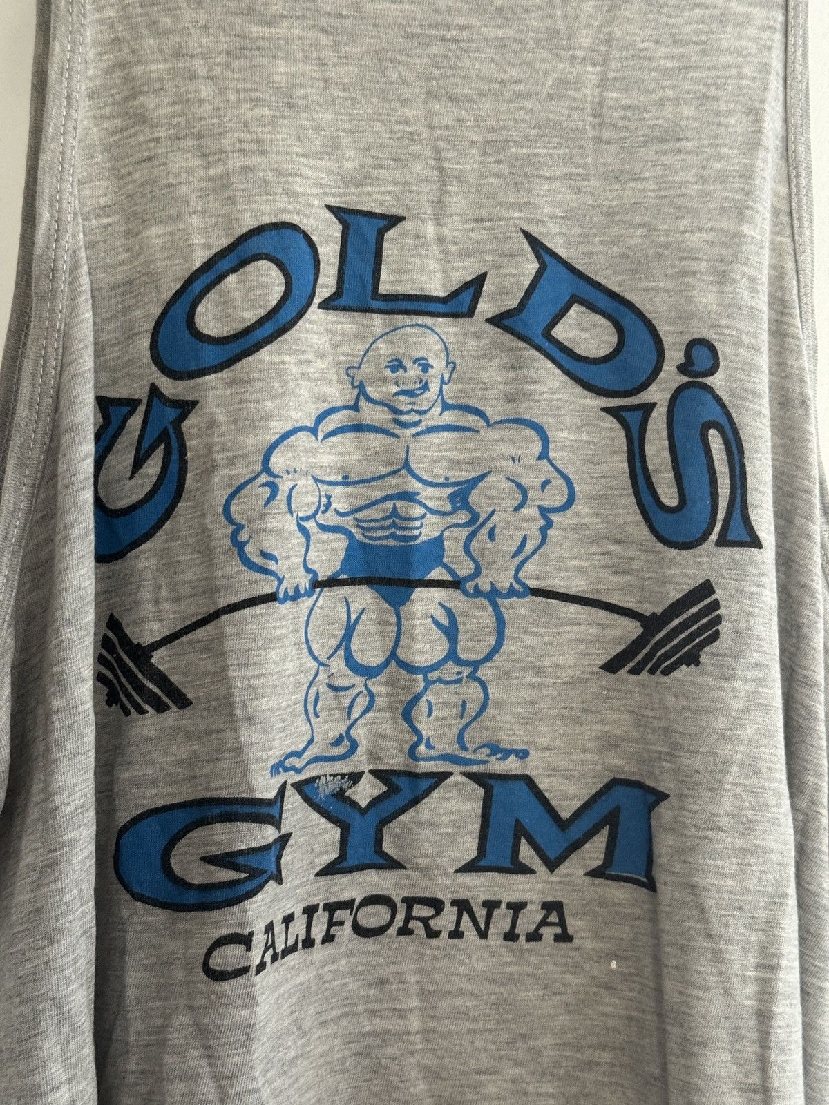 Vintage *RARE* GOLD’S GYM 80s VINTAGE BODYBUILDING TANK TOP Size US XL / EU 56 / 4 - 2 Thumbnail