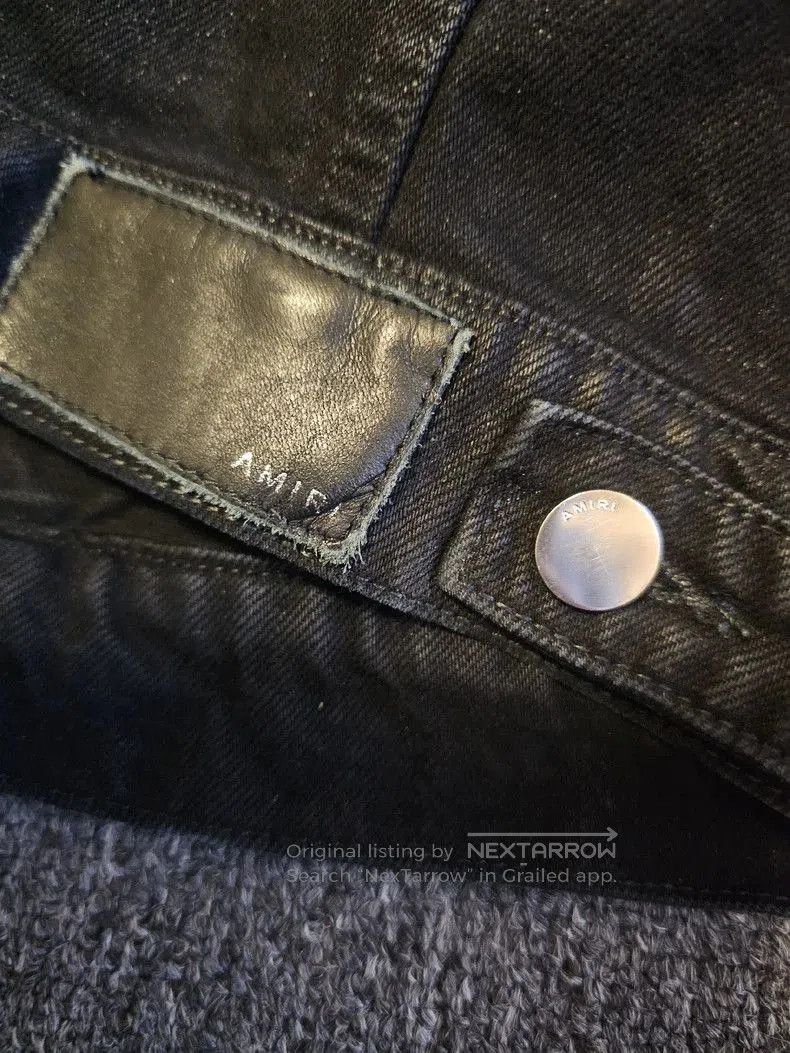 Amiri Amiri Coated Denim Jacket. Size US M / EU 48-50 / 2 - 6 Thumbnail