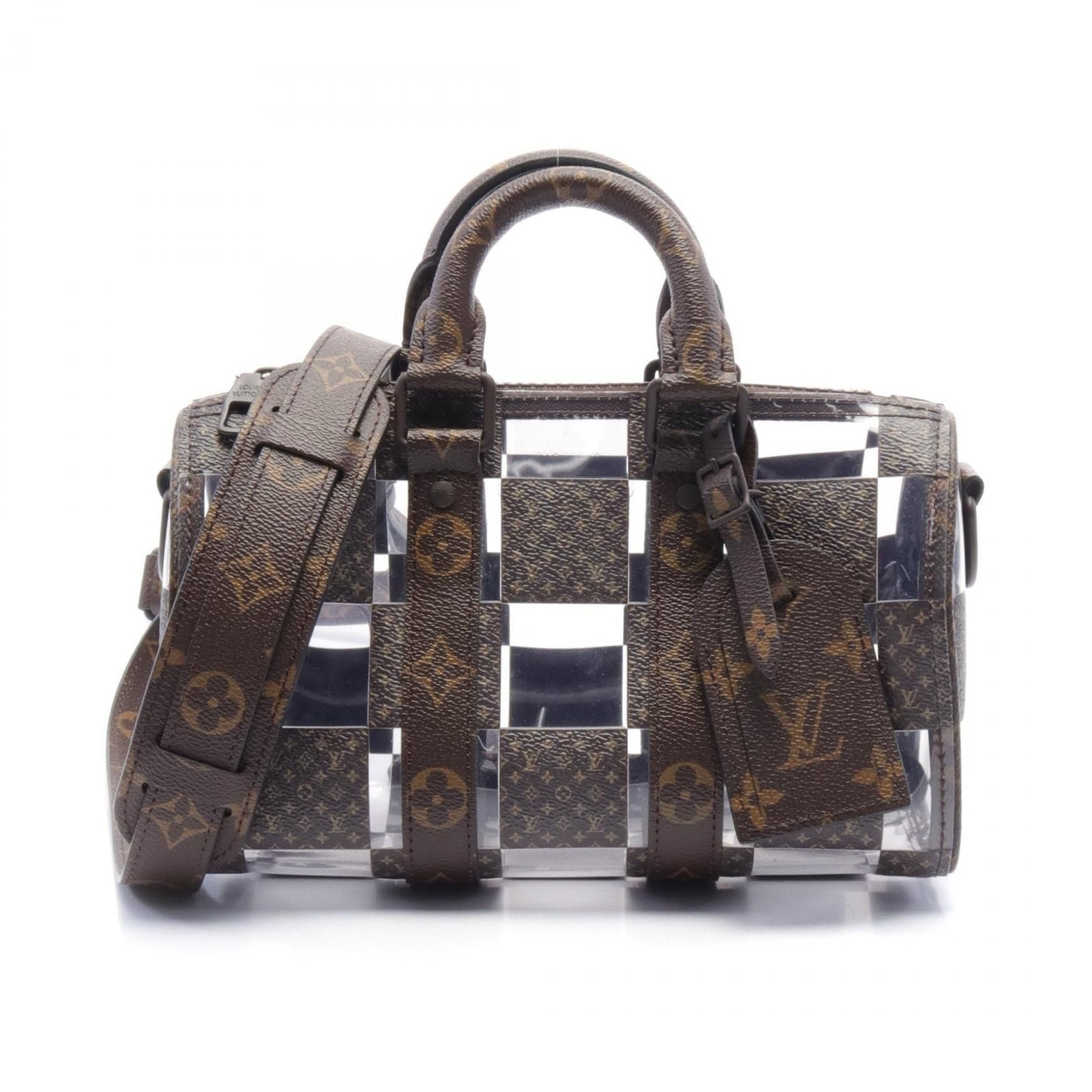 Louis Vuitton Louis Vuitton Monogram Chess Keepall Bandouliere 25 Canvas Handbag M20872 in Great Condition Size ONE SIZE - 1 Thumbnail