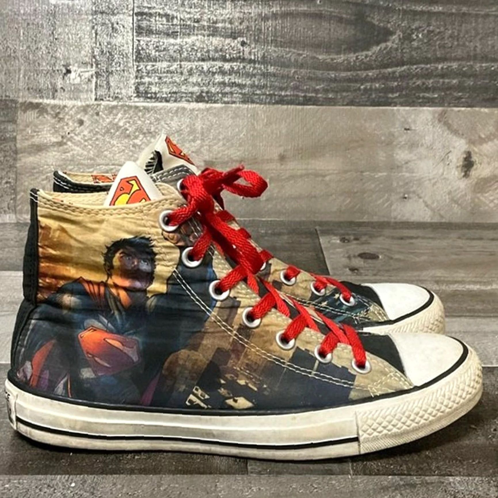 Converse Converse Chuck Taylor All Star High Top DC Comics Superman Men’s 6 Size US S / EU 44-46 / 1 - 2 Thumbnail