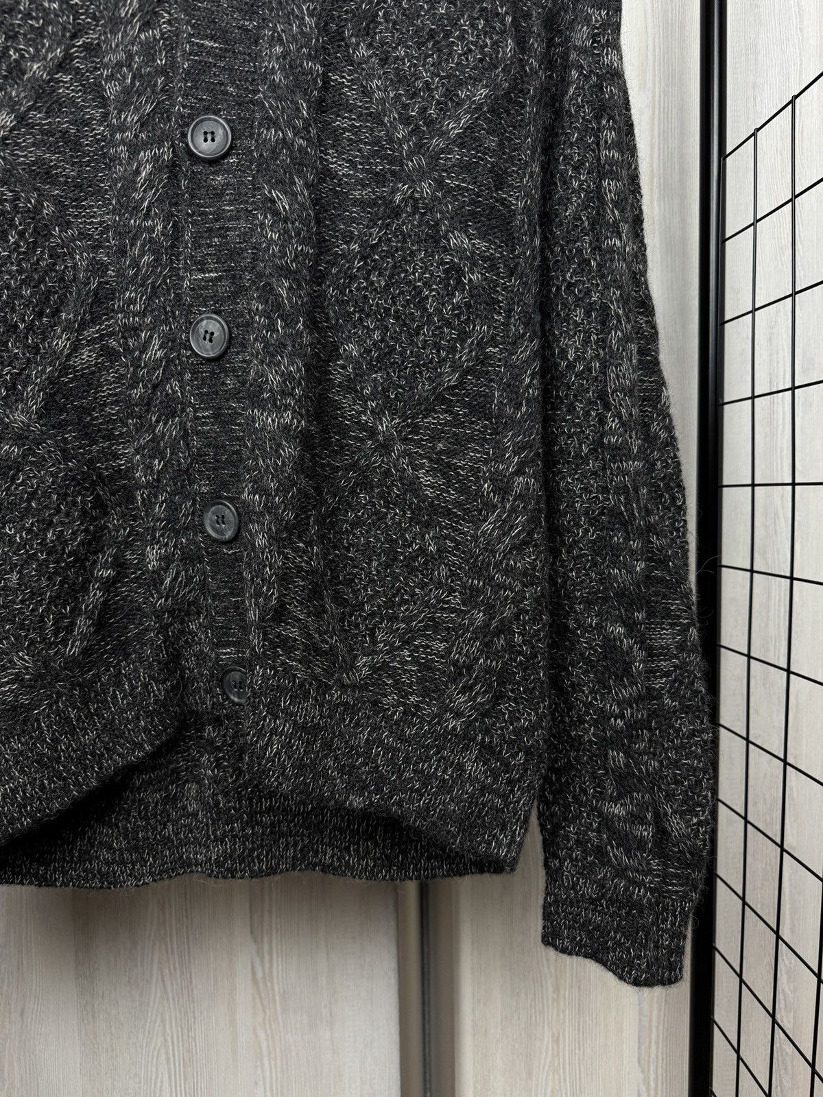 KUNA Kuna pure Baby Alpaca grey sweater cardigan men’s L Size US L / EU 52-54 / 3 - 4 Thumbnail