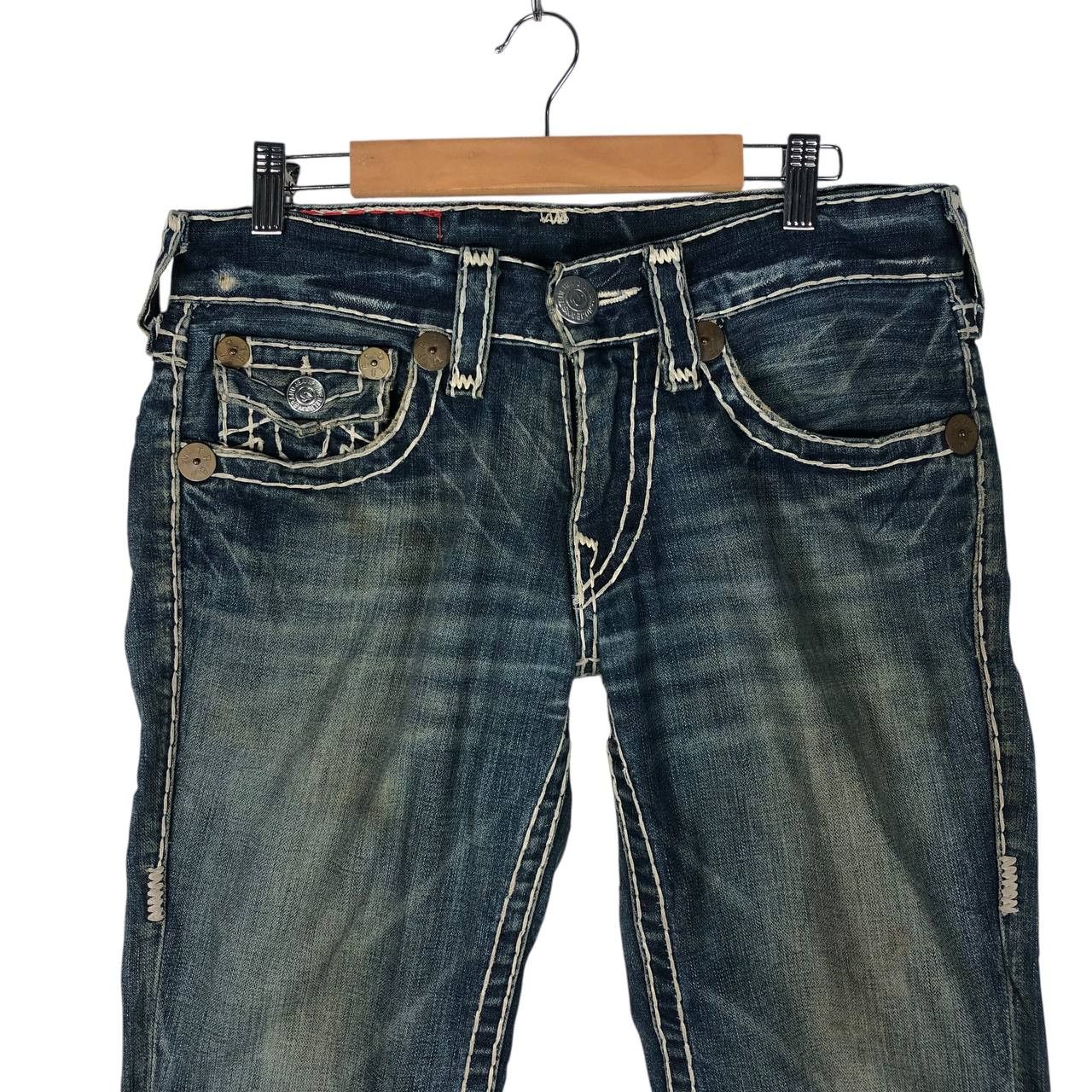 True Religion True Religion Women Joey Super T Jeans Size 34" / US 12 / IT 48 - 2 Thumbnail